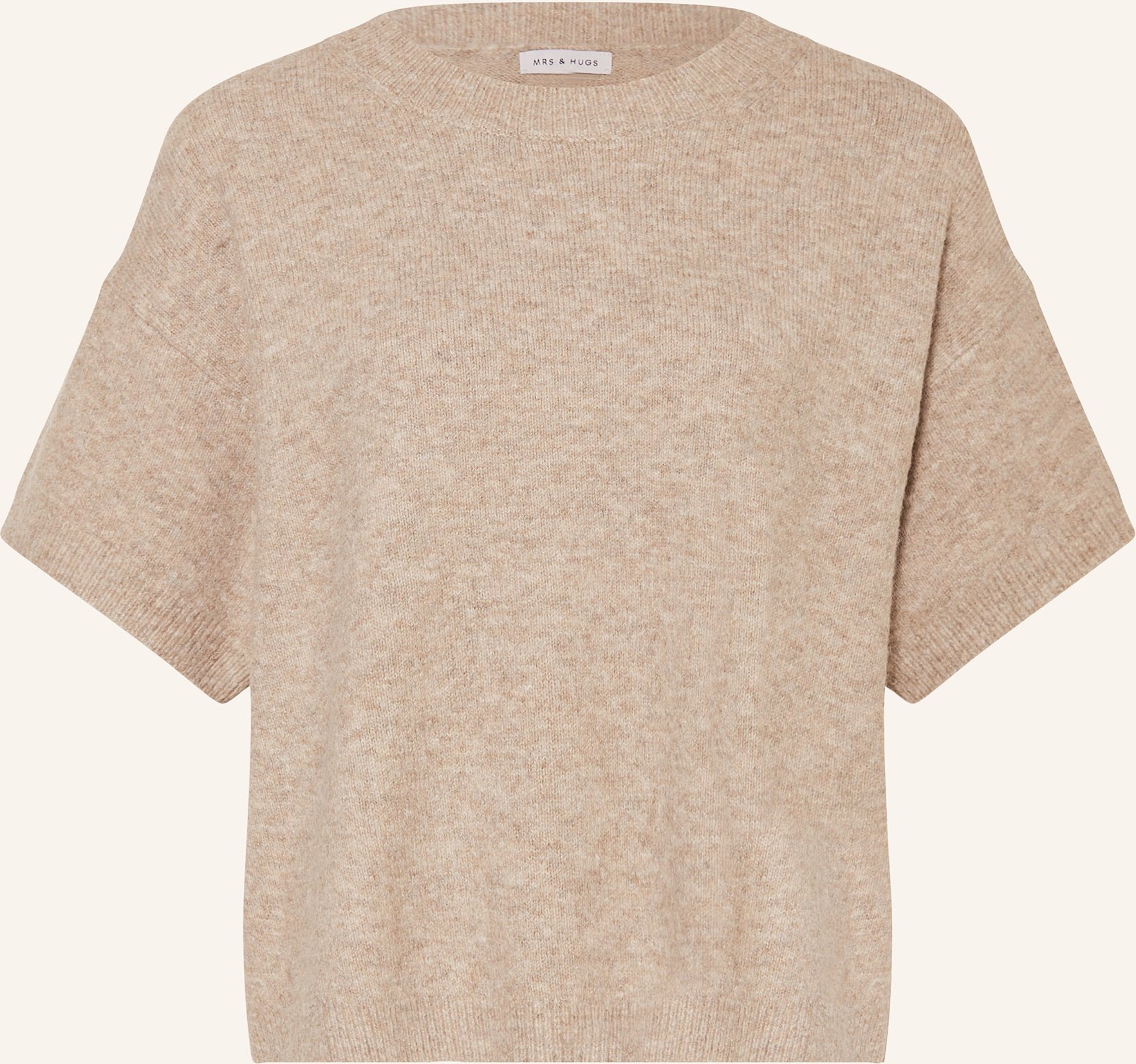 Mrs & Hugs Strickshirt beige