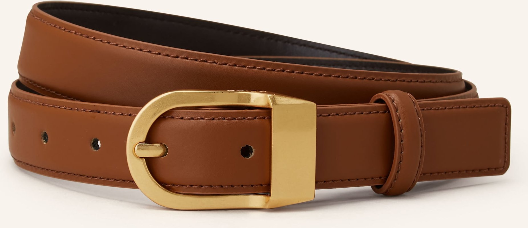 Thumbnail - Reiss Ledergürtel Hazel beige
