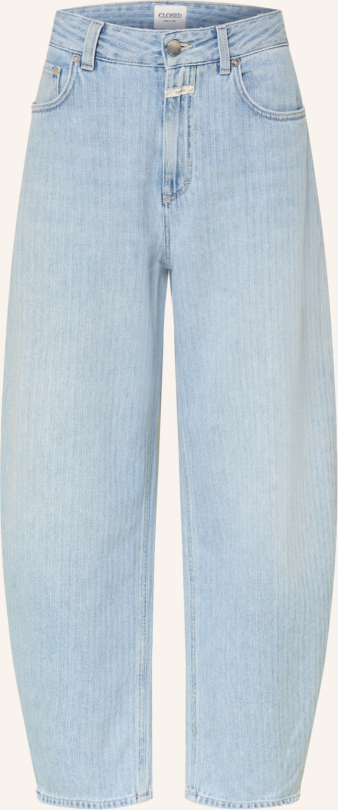 Closed Cropped Jeans Jazzie blau