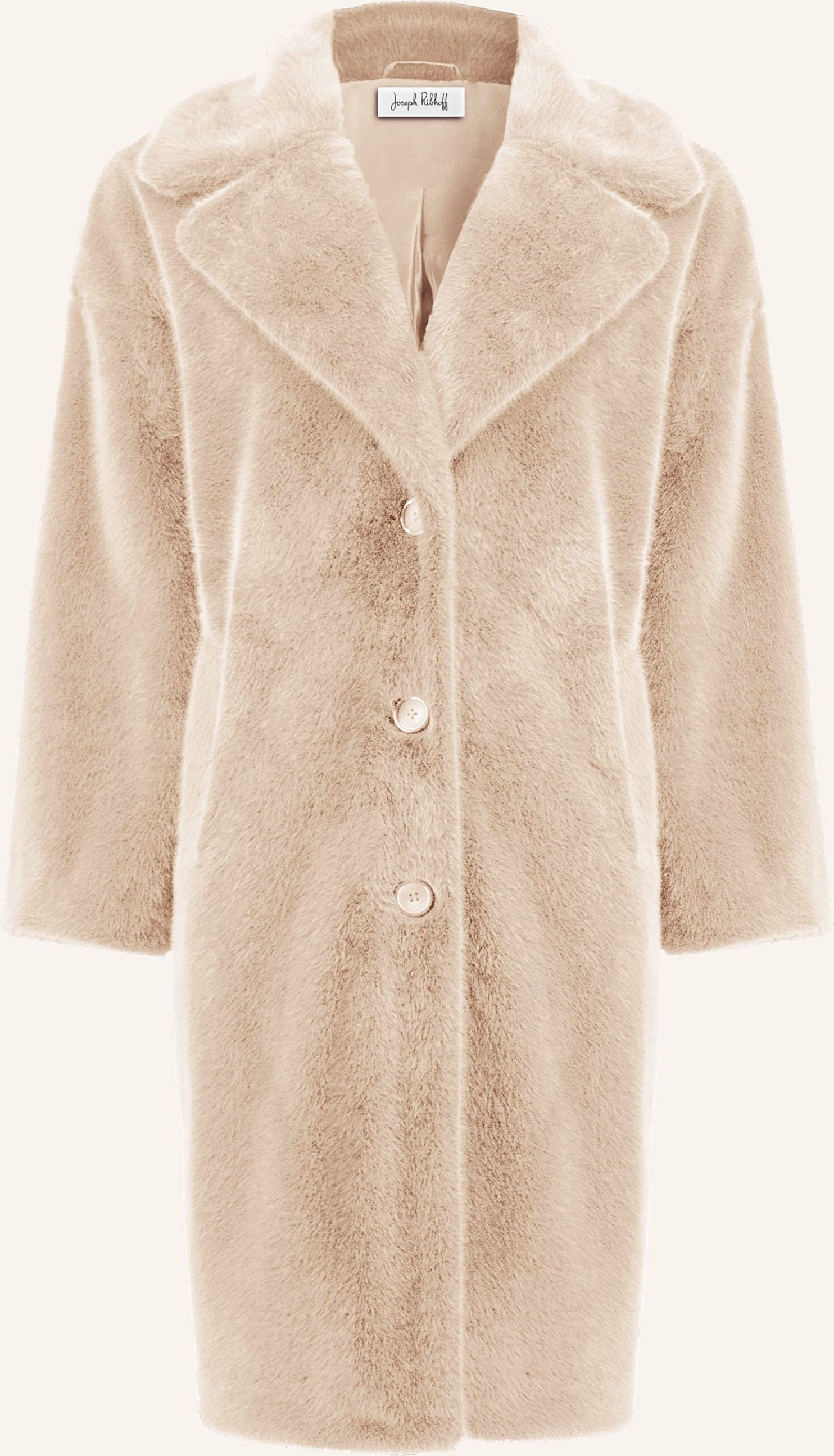 Joseph Ribkoff Kunstfell-Mantel beige