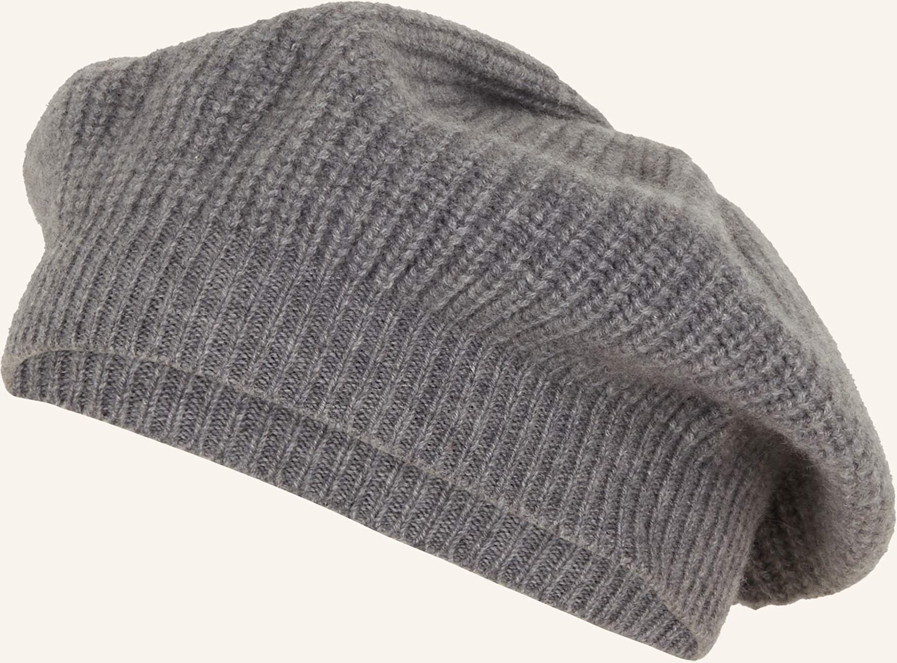 S.Marlon Strickmütze Aus Cashmere grau