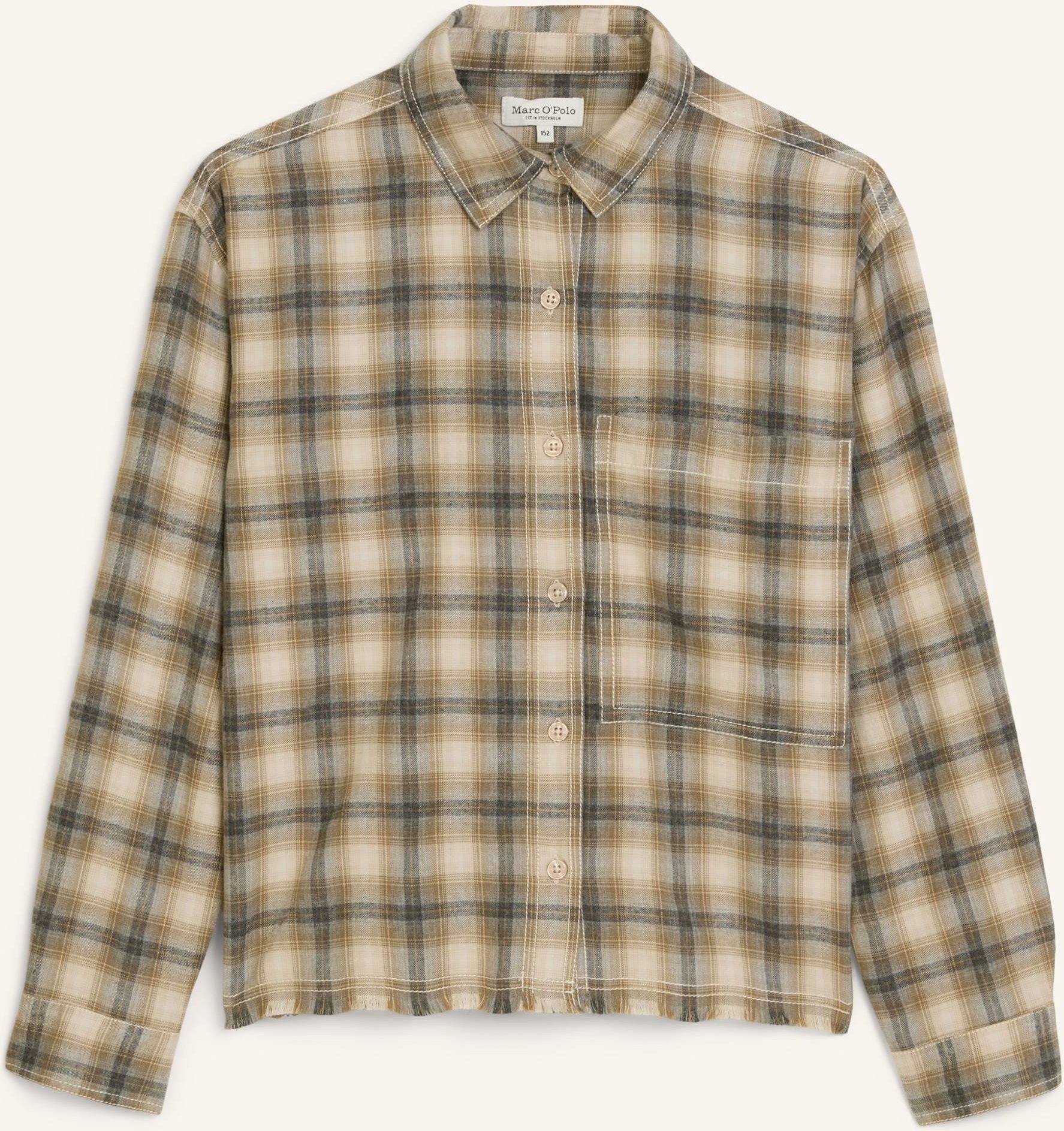 Marc O'polo Hemdbluse braun