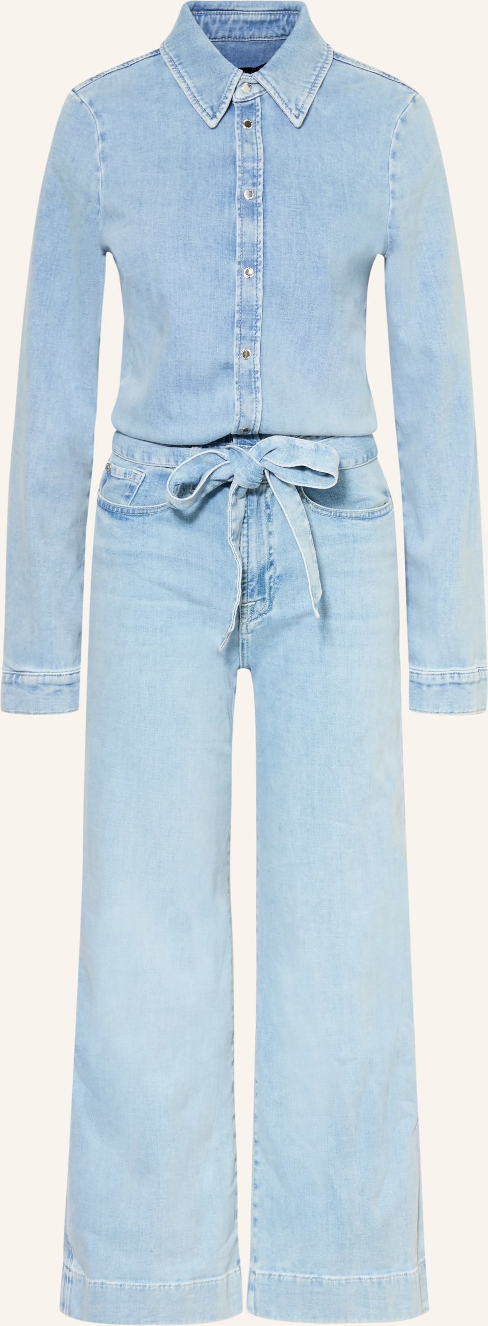 7 For All Mankind Jeans-Jumpsuit Tailored Jumpsuit Ankle blau