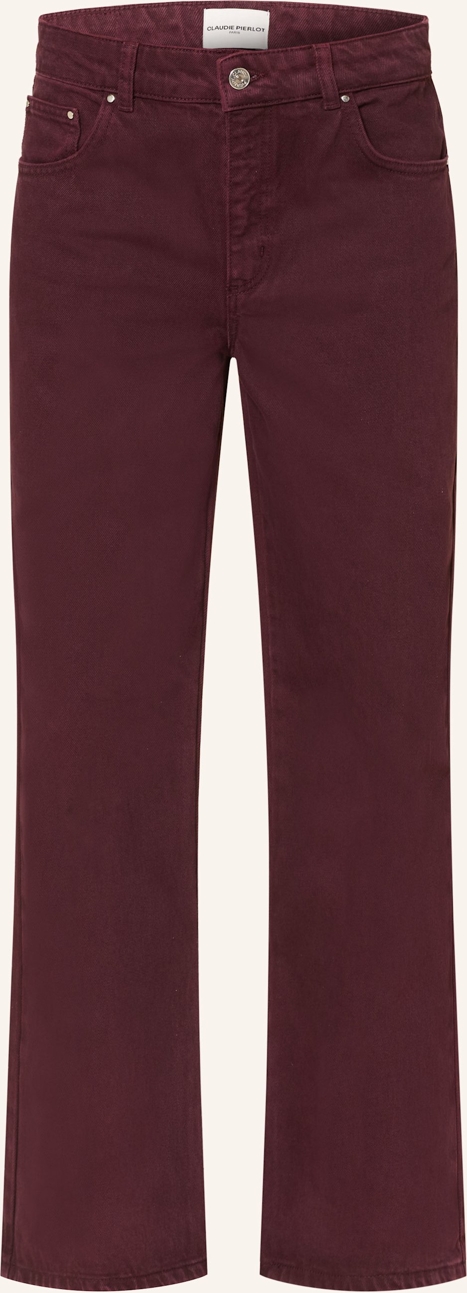 Claudie Pierlot Wide Leg Jeans rot