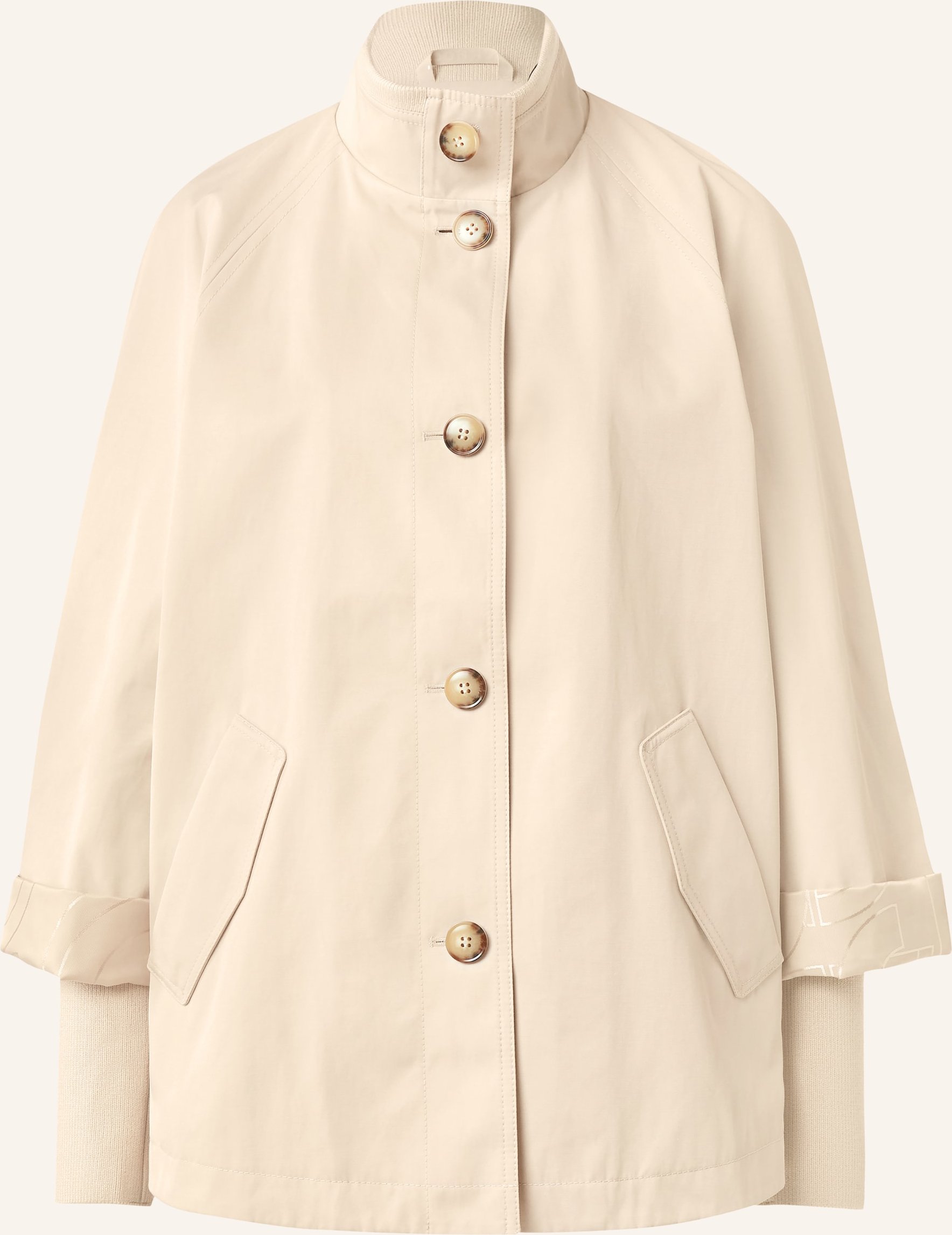 Comma Trench-Jacke beige