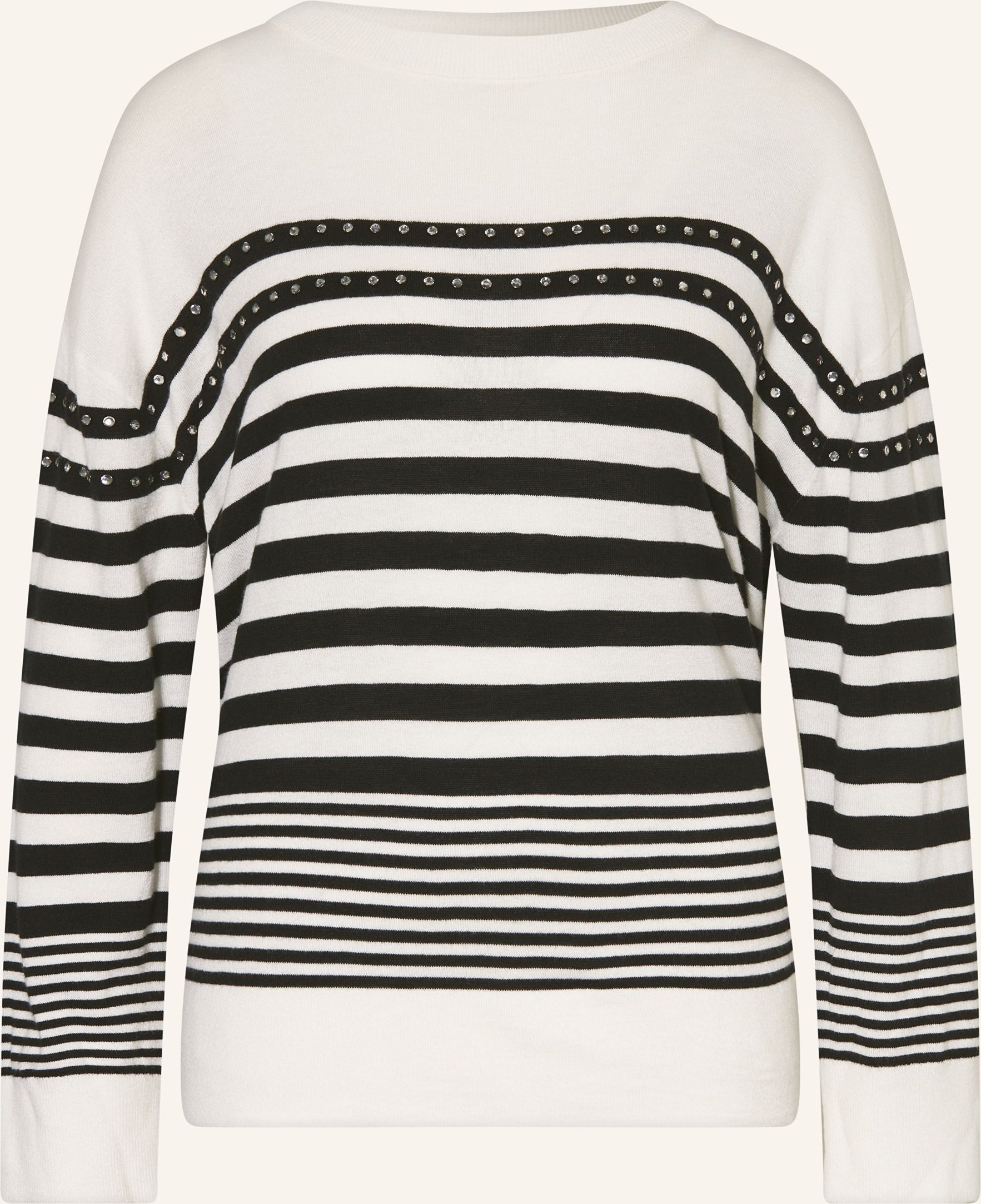 Liu Jo Pullover Mit Schmucksteinen weiss