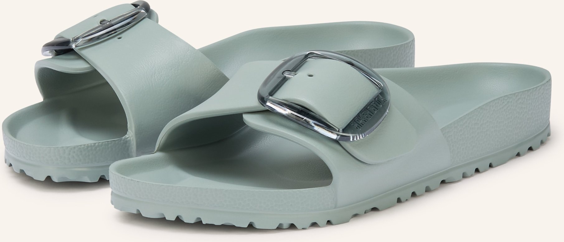 Birkenstock Pantoletten Madrid Big Buckle Eva blau
