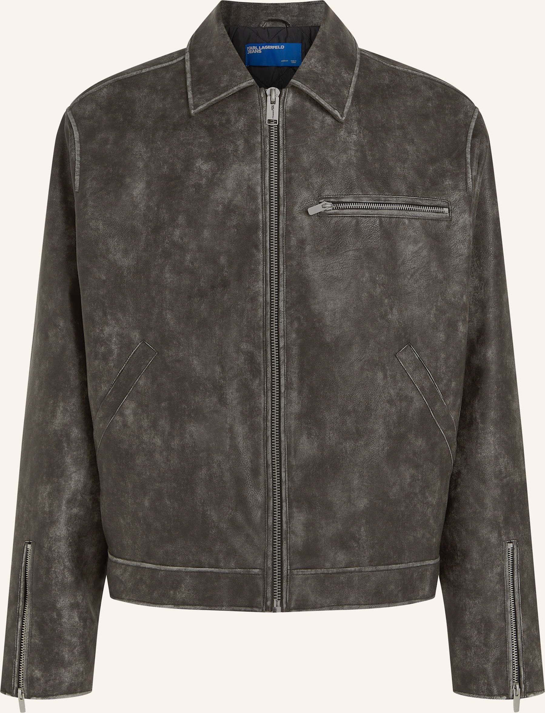 Karl Lagerfeld Jeans Jacke schwarz