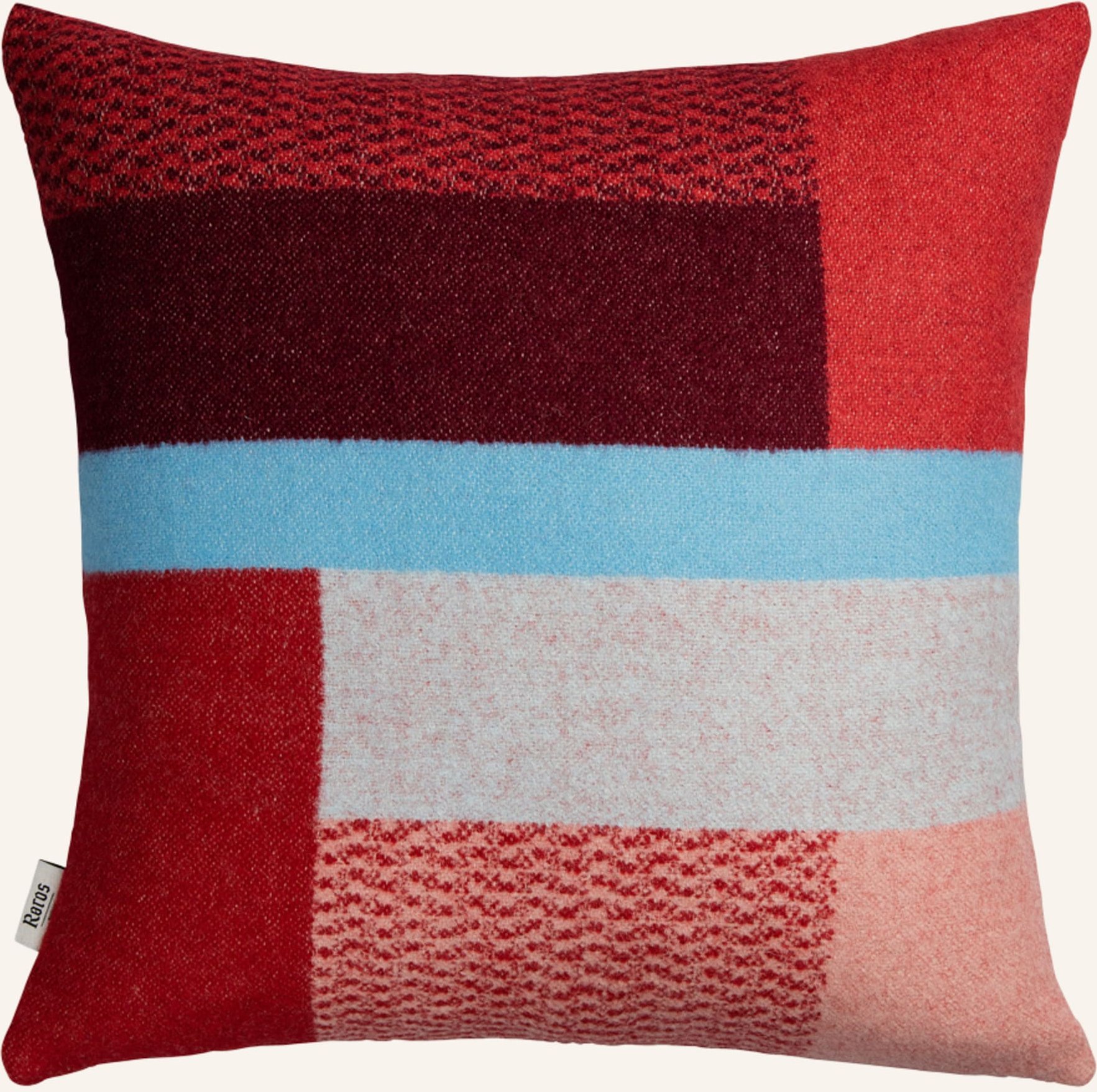 Røros Tweed Tweed-Dekokissen Mikkel rot