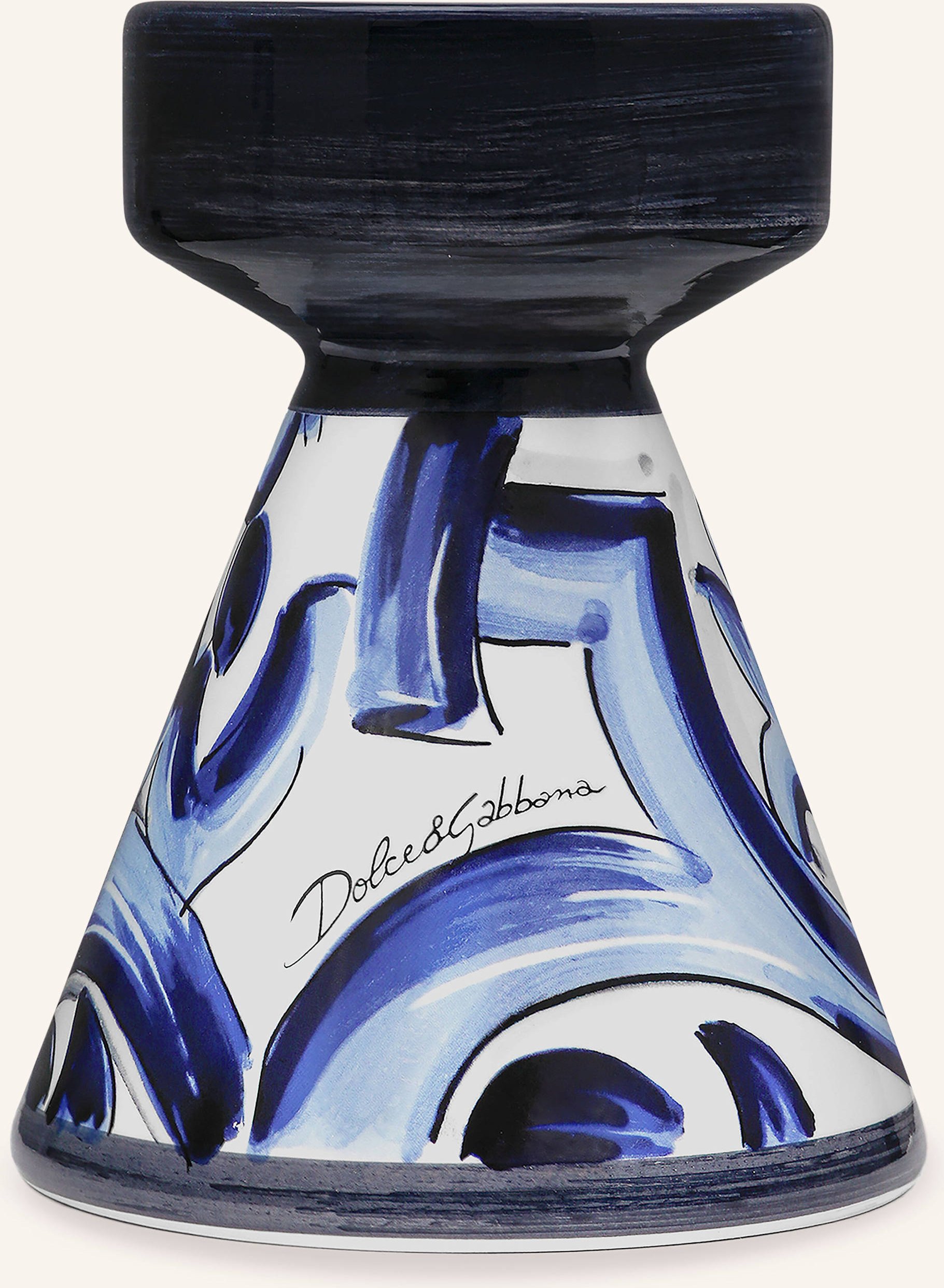 Dolce & Gabbana Casa Kerzenhalter Small blau