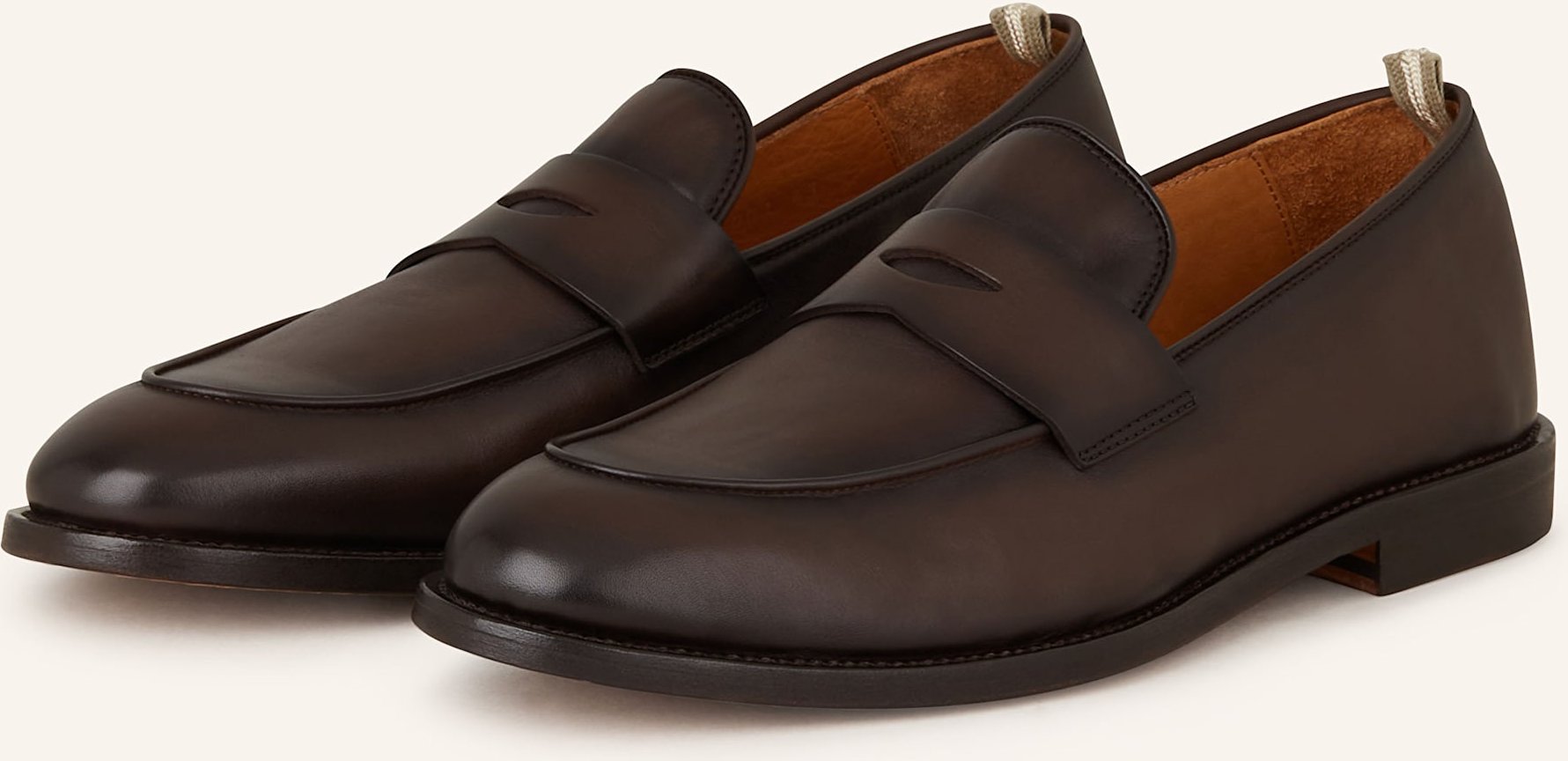 Officine Creative Penny-Loafer Opera 001 braun