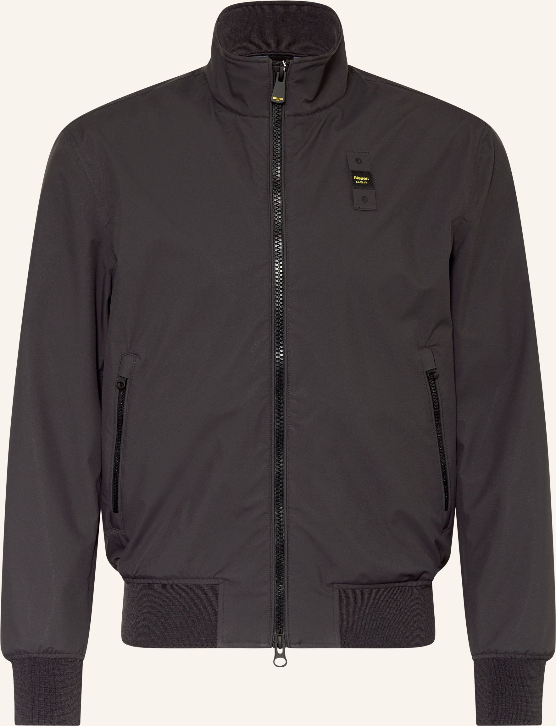 Blauer Blouson Anson schwarz