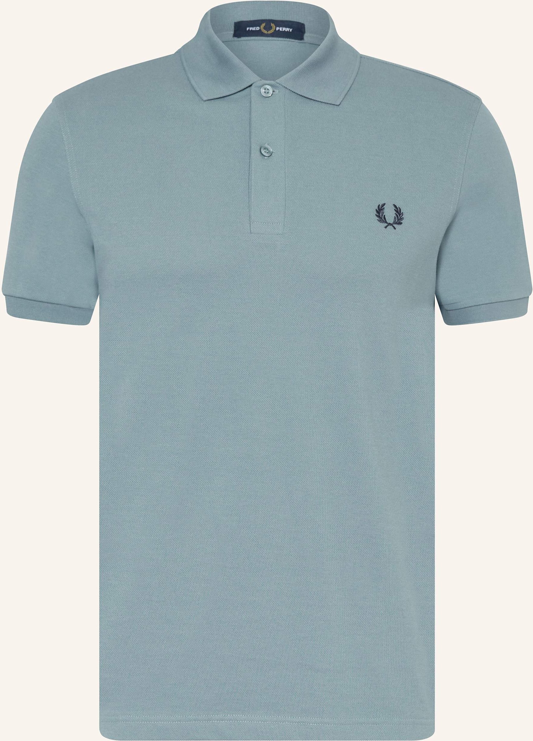 Thumbnail - Fred Perry Piqué-Poloshirt Regular Fit blau