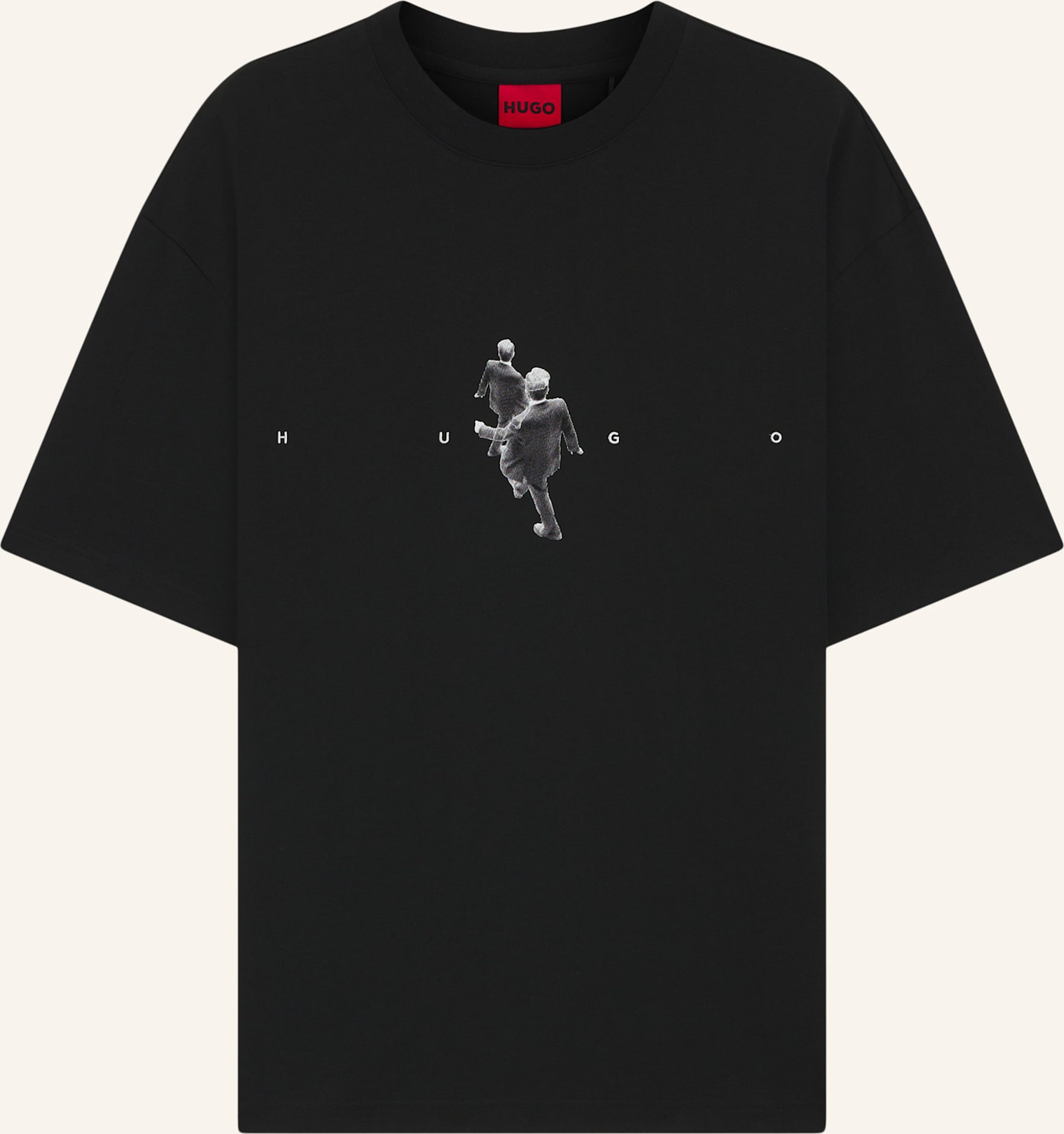 Hugo T-Shirt Dollo Oversize Fit schwarz