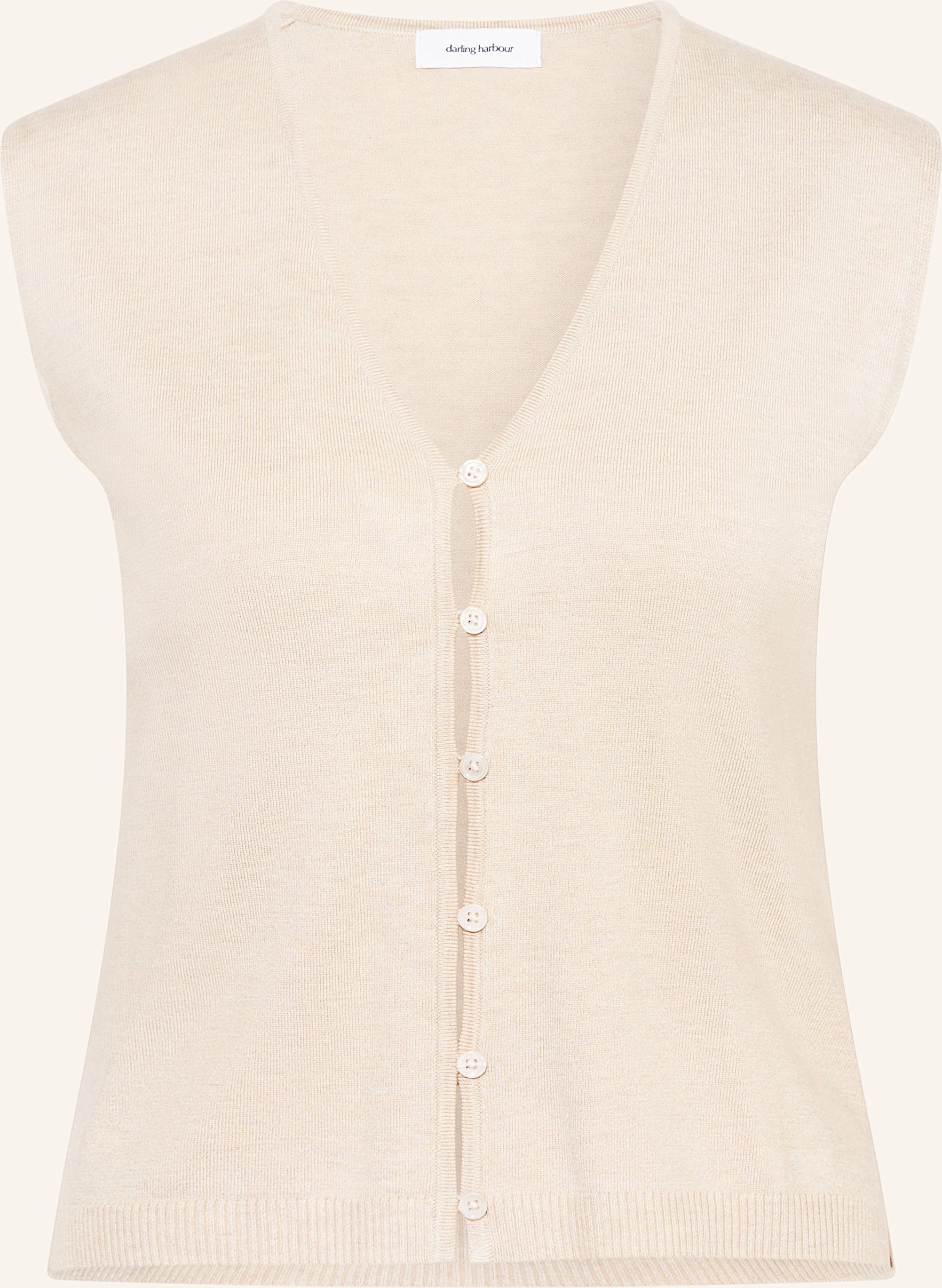 Darling Harbour Strickweste beige
