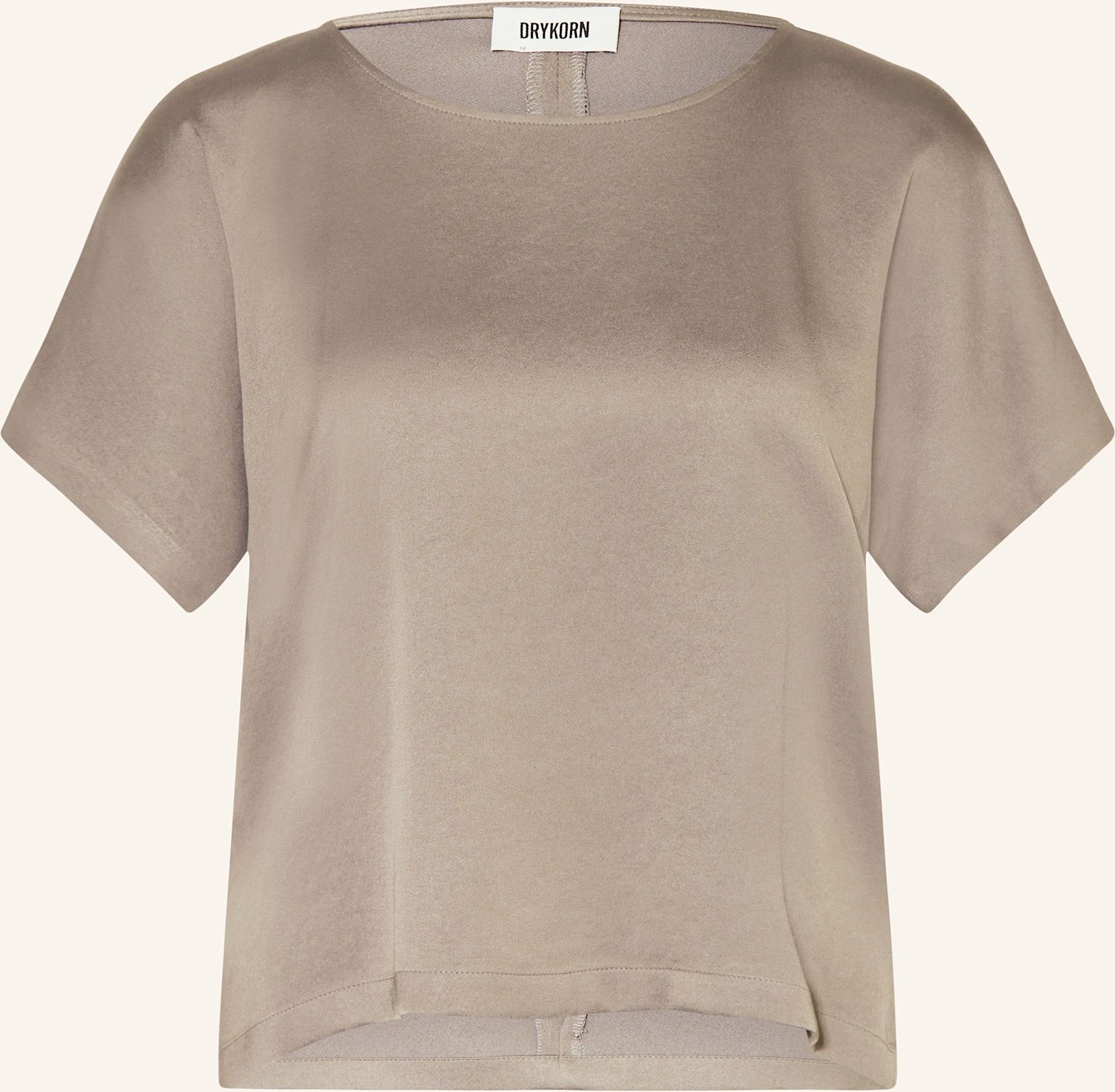 Drykorn Blusenshirt Coramy Aus Satin beige