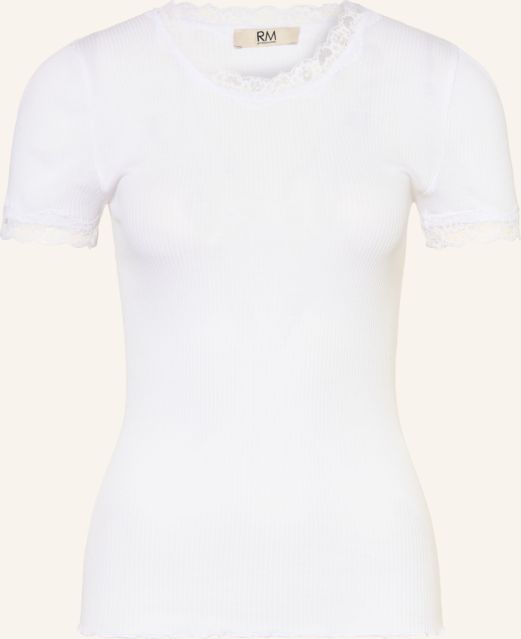 Rosemunde T-Shirt Rmwbalta Mit Spitze weiss