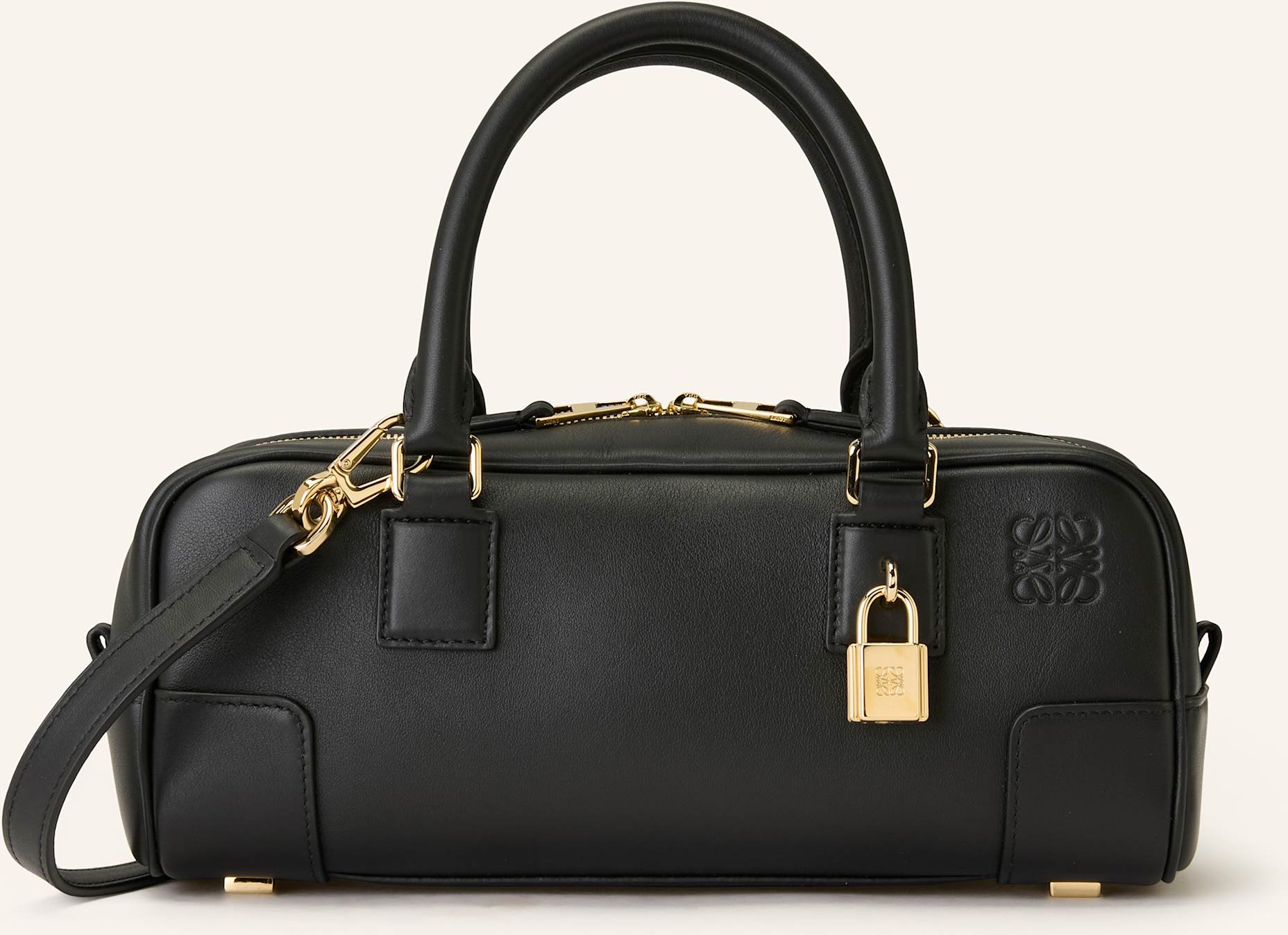 Loewe Handtasche Amazona 23 Cropped schwarz