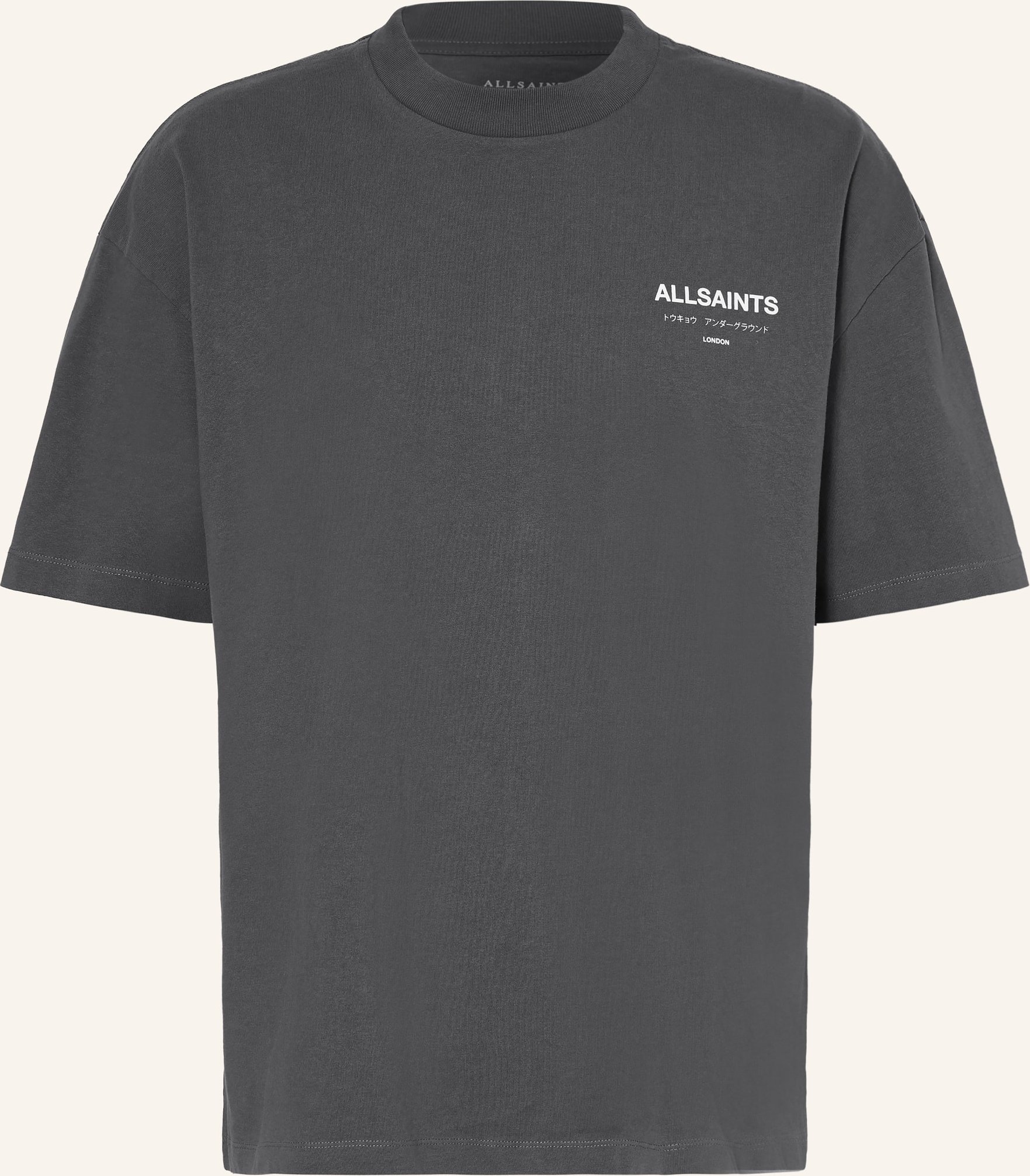 Allsaints T-Shirt Underground grau