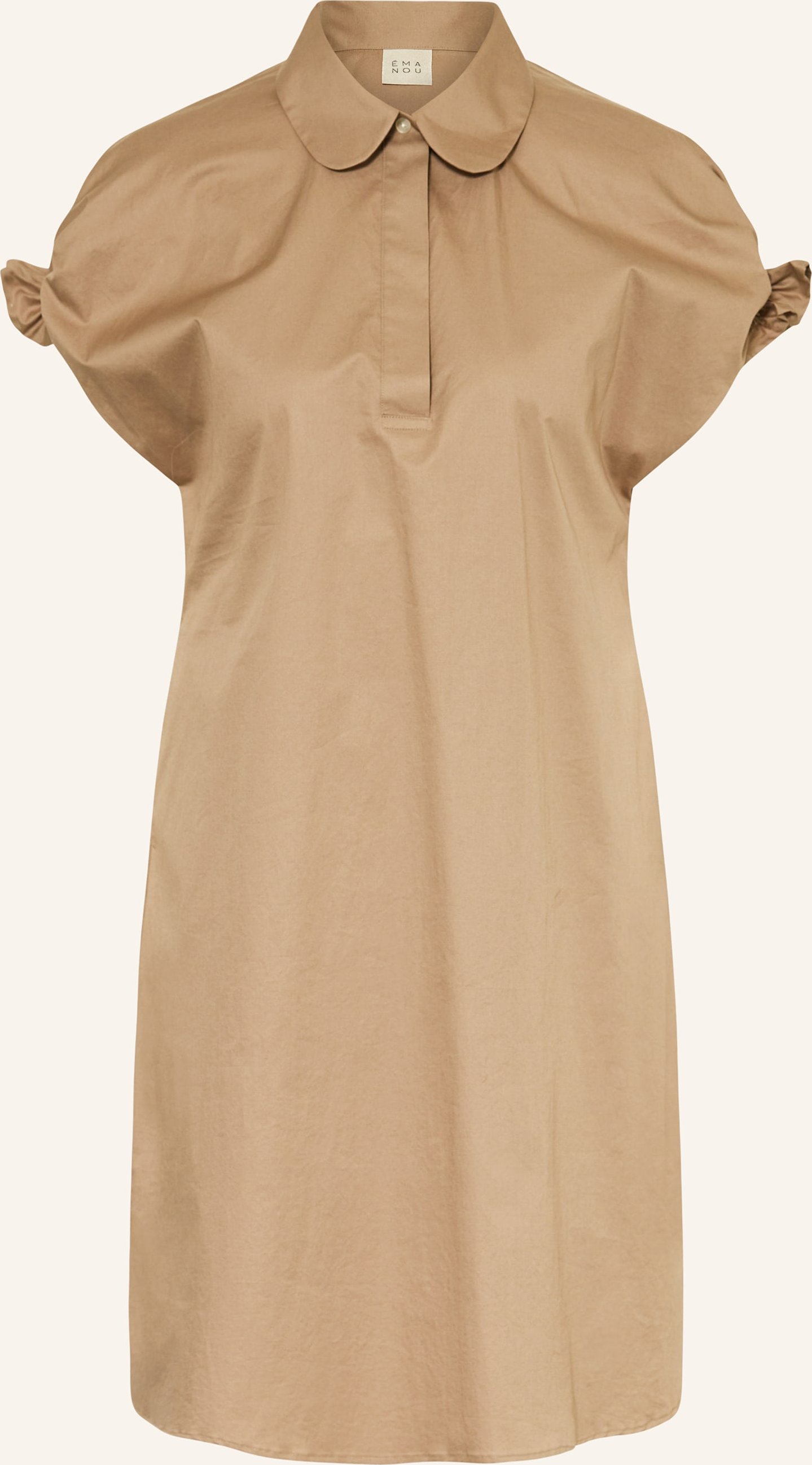Émanou Hemdblusenkleid braun