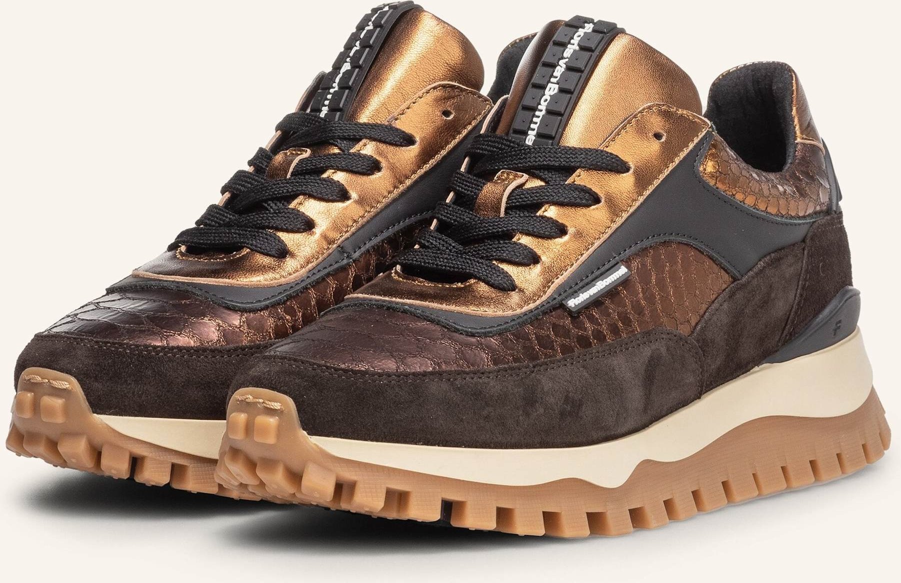 Floris Van Bommel Sneaker Grommi 01 braun