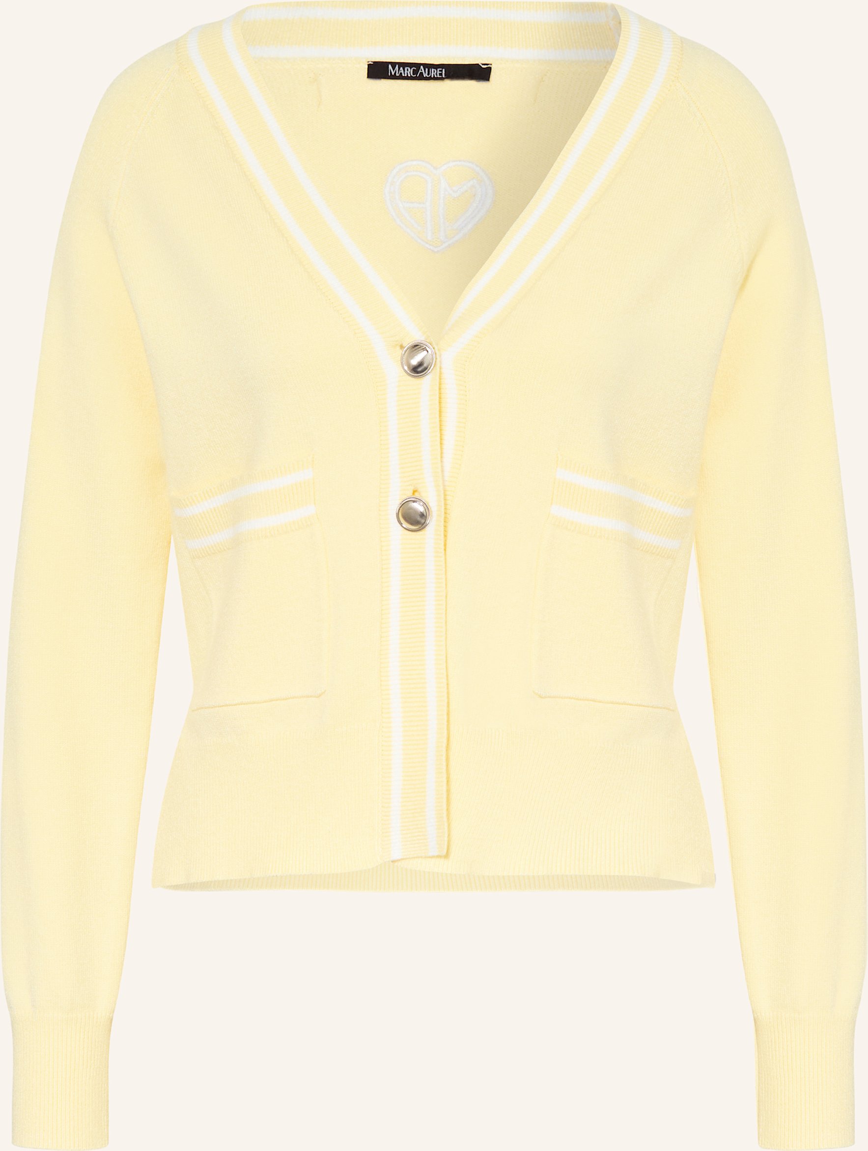 Thumbnail - Marc Aurel Strickjacke gelb