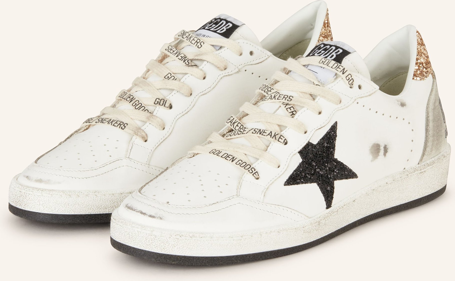 Golden Goose Sneaker Ball Star weiss