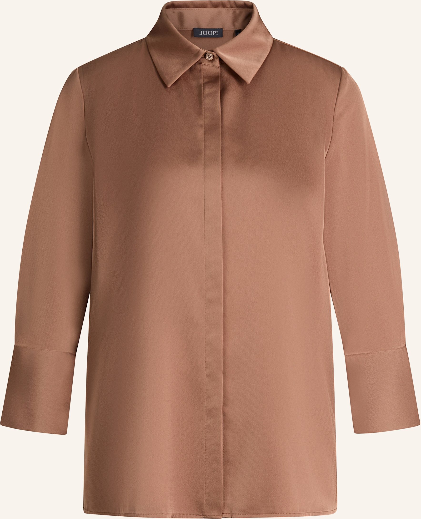 Joop! Satin-Hemdbluse braun