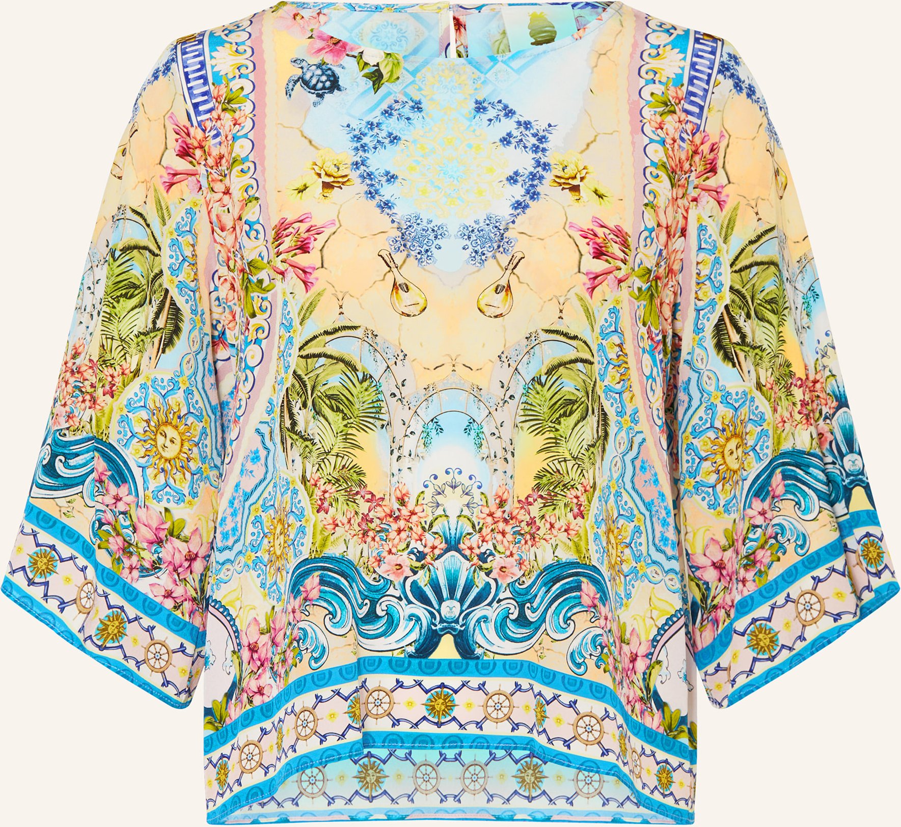 Princess Goes Hollywood Blusenshirt Aus Seide blau