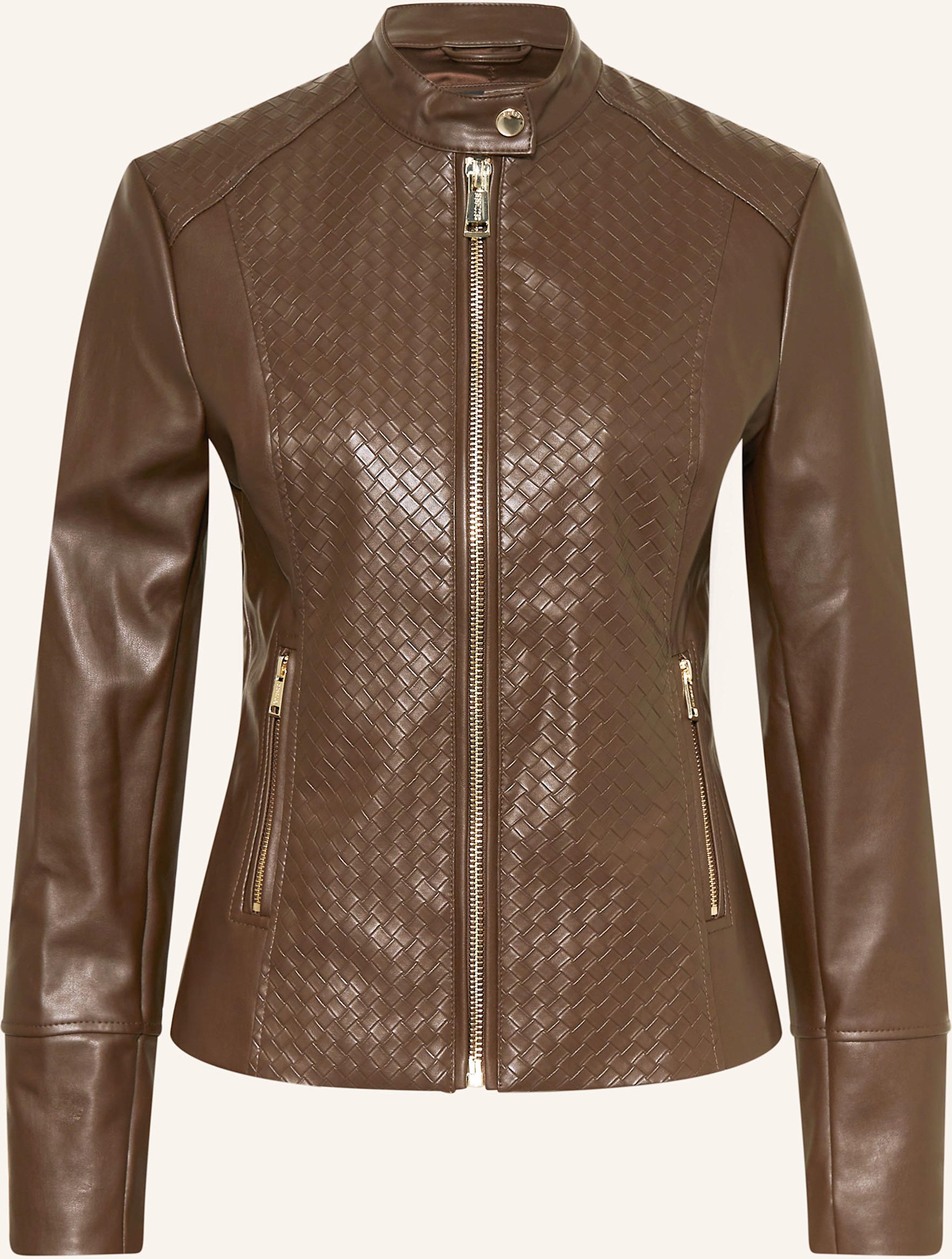 Guess Biker-Jacke Claudine In Lederoptik braun
