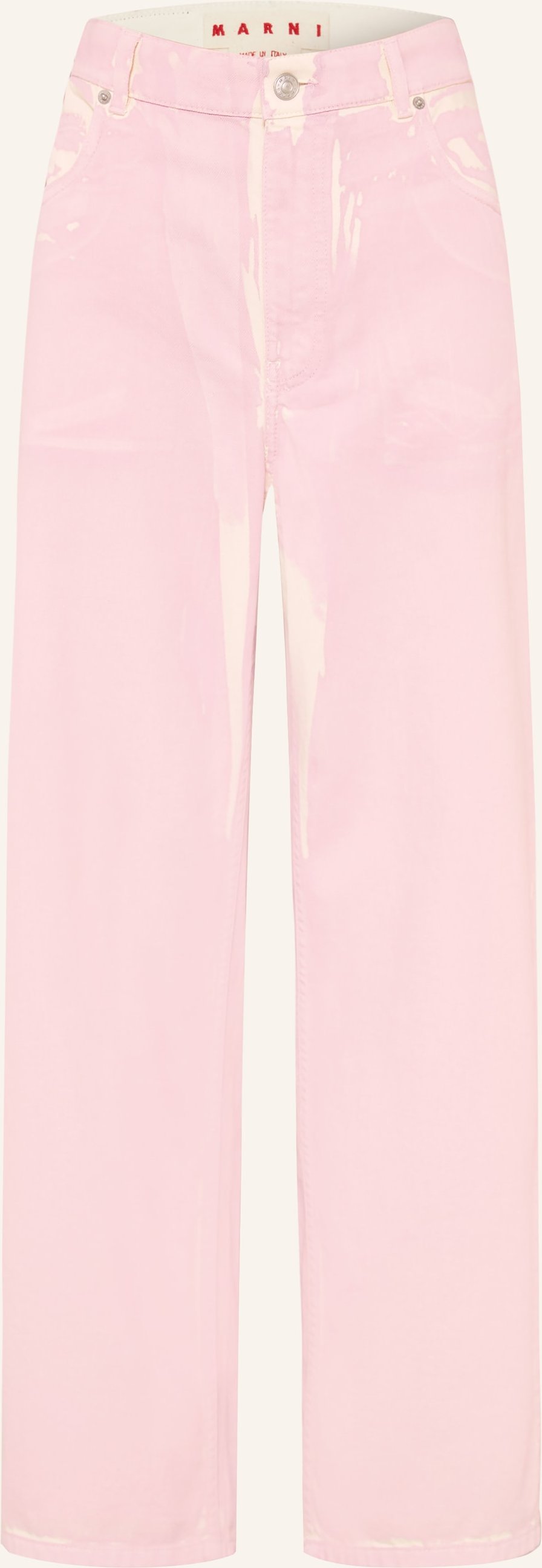 Marni Wide Leg Jeans rosa