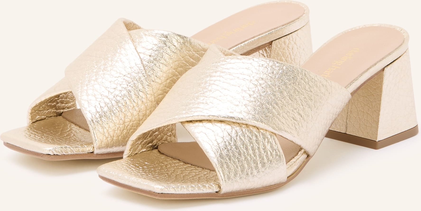 Darling Harbour Mules gold