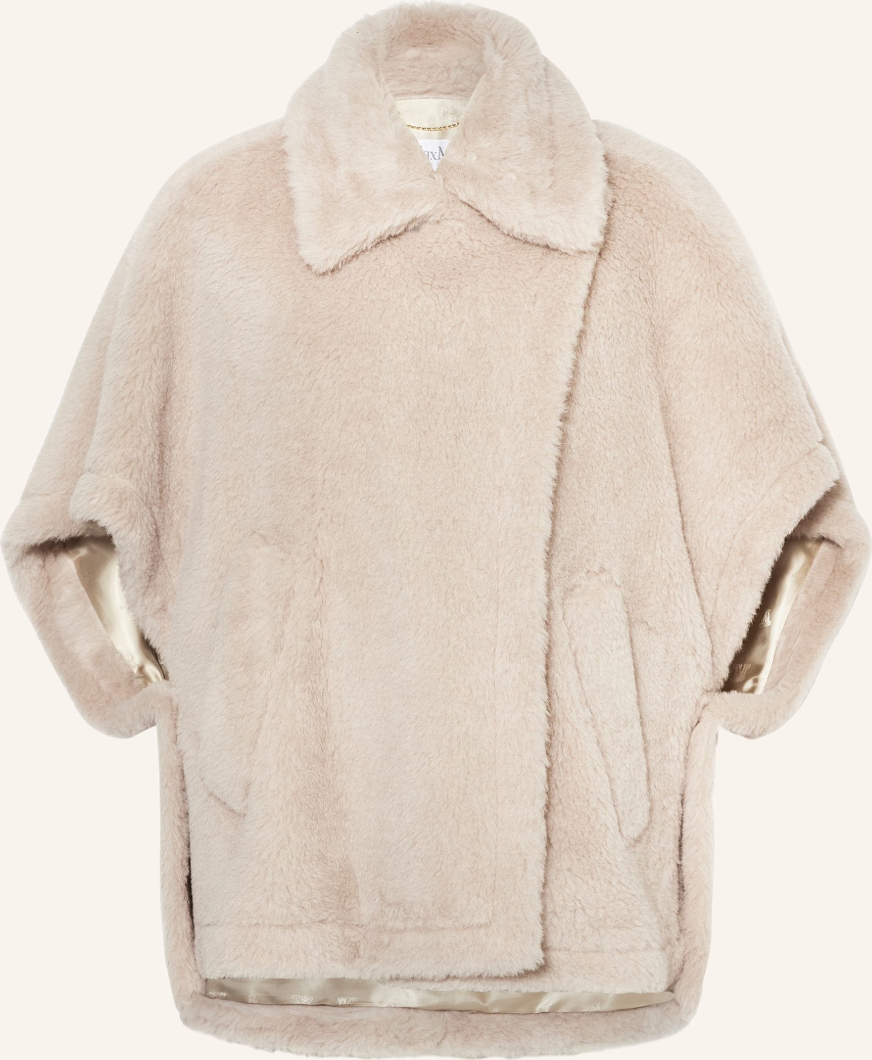 Max Mara Cape tebe1 Mit Alpaka beige