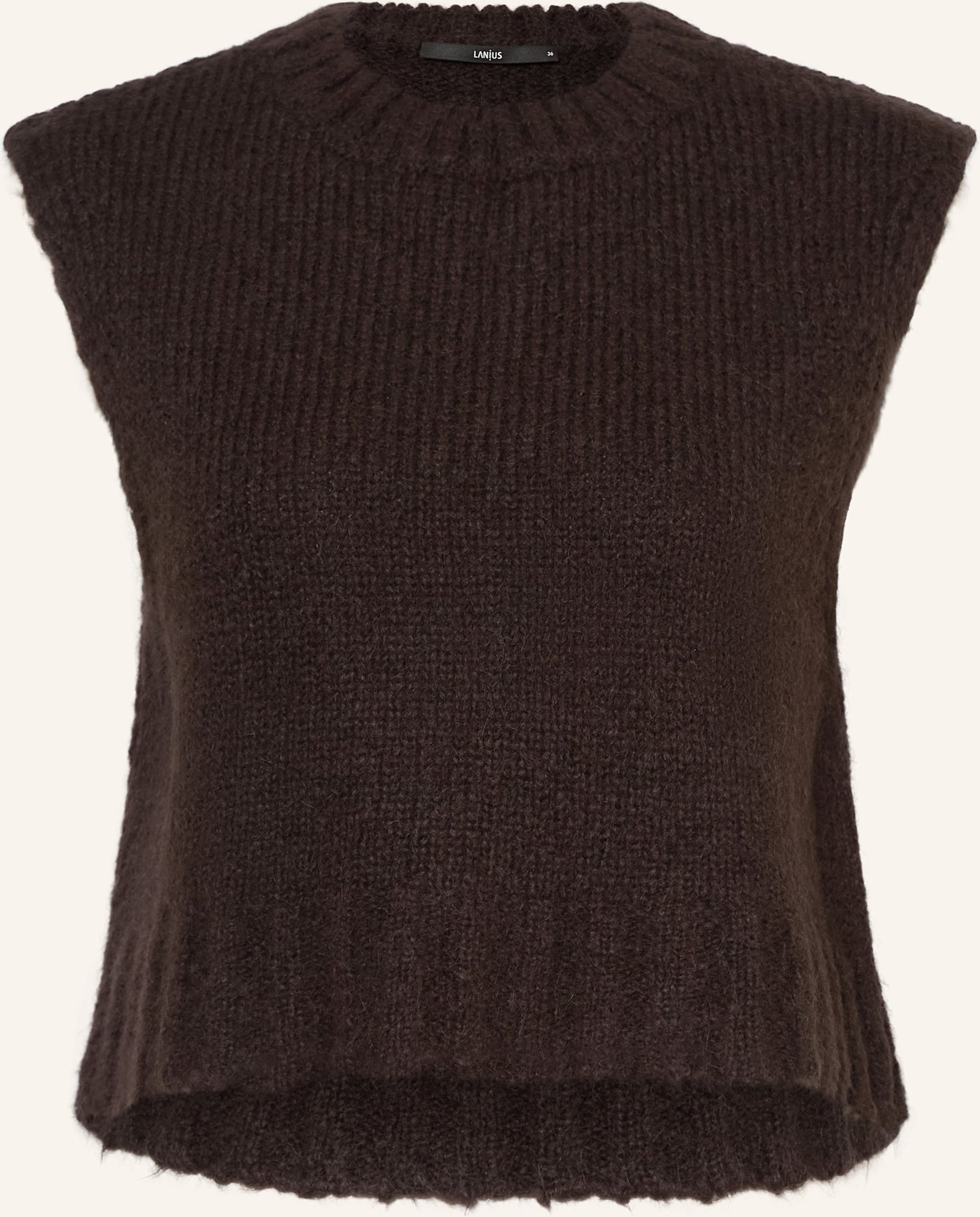 Lanius Pullunder Mit Alpaka braun