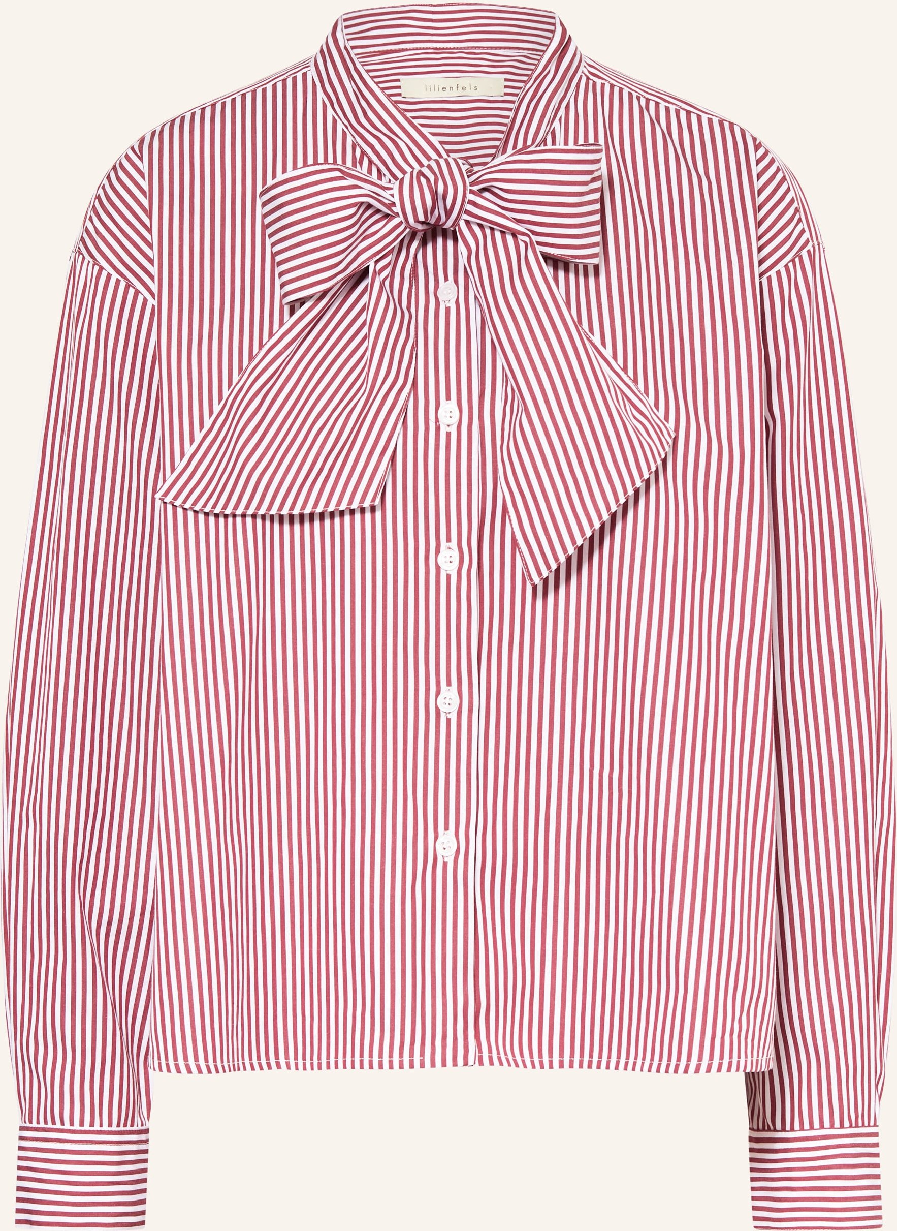 Lilienfels Schluppenbluse rot