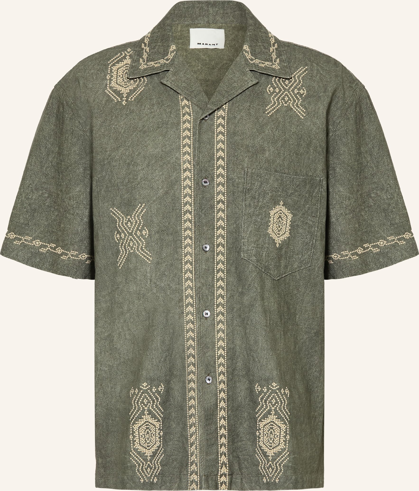 Isabel Marant Resorthemd Zekim Comfort Fit gruen