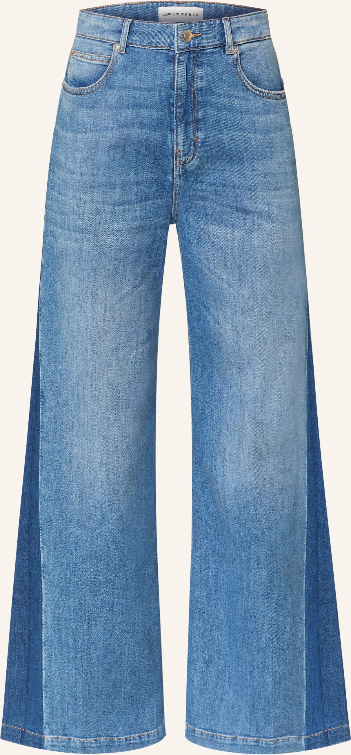 Thumbnail - Opus Pants Wide Leg Jeans Mari Meadow blau