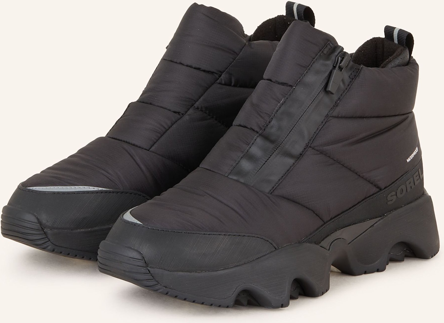 Sorel Plateau-Boots Impact Puffy schwarz