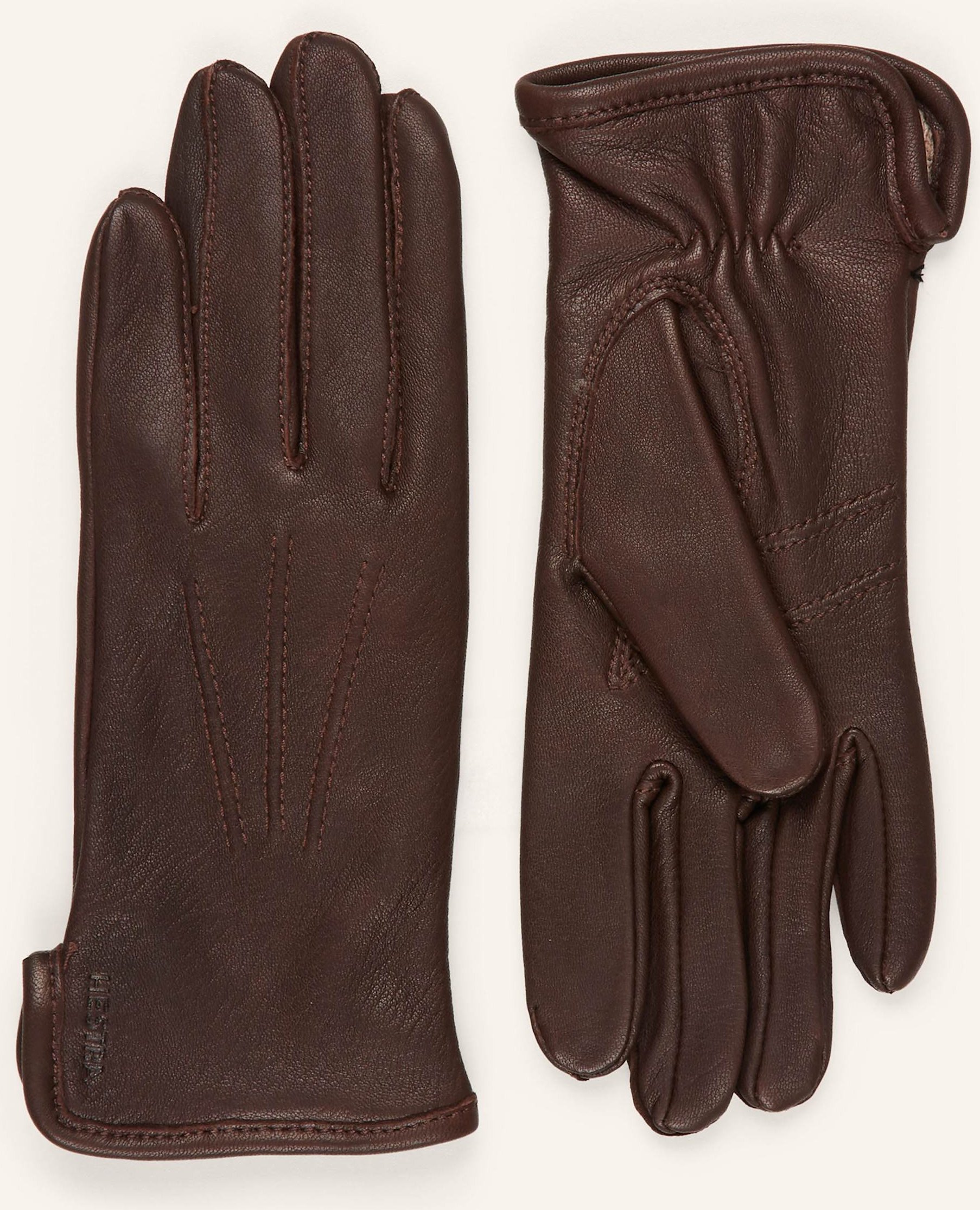 Hestra Lederhandschuhe Rachel braun