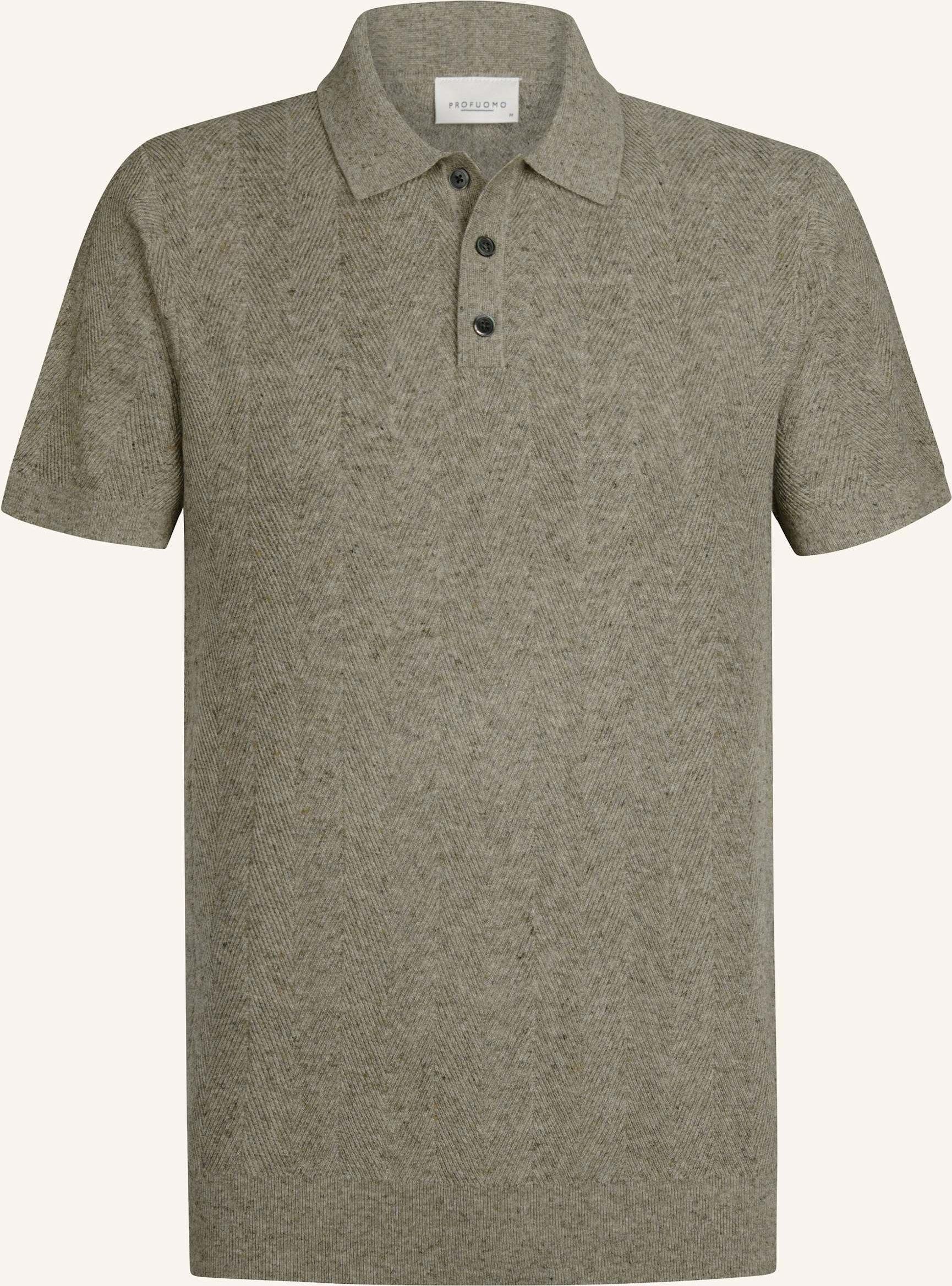 Profuomo Polo Kurzarm beige