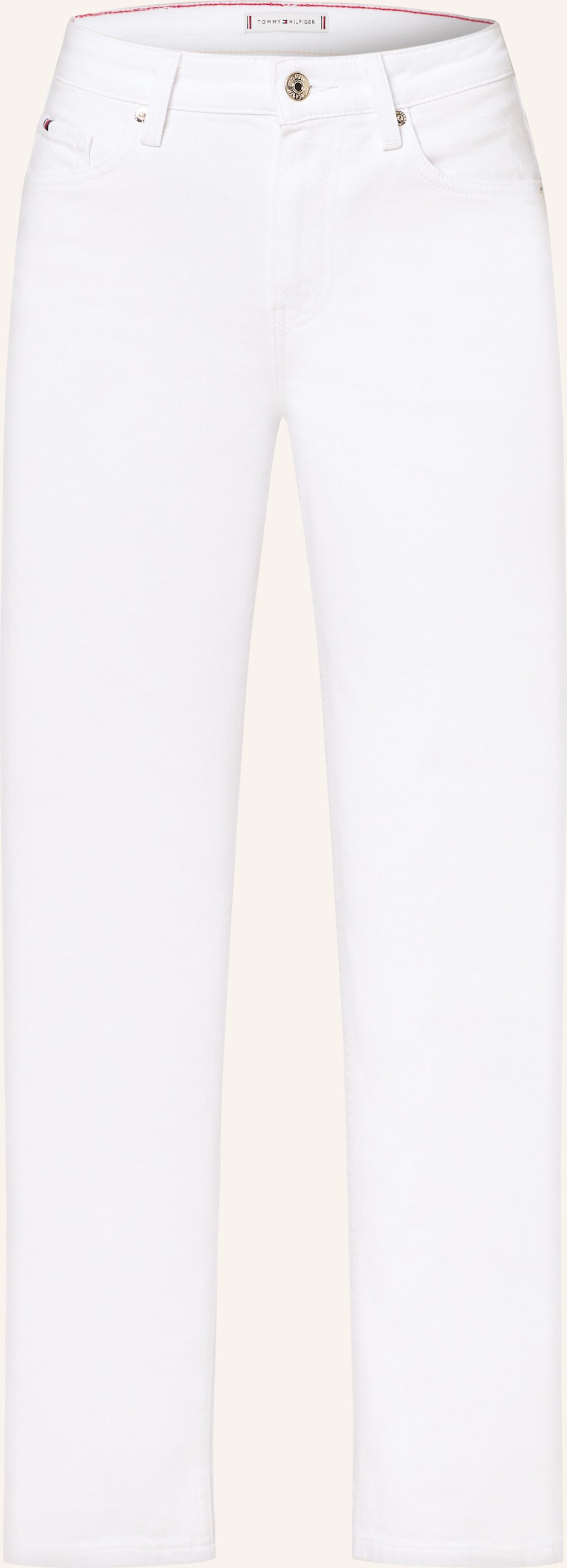 Tommy Hilfiger Straight Jeans weiss