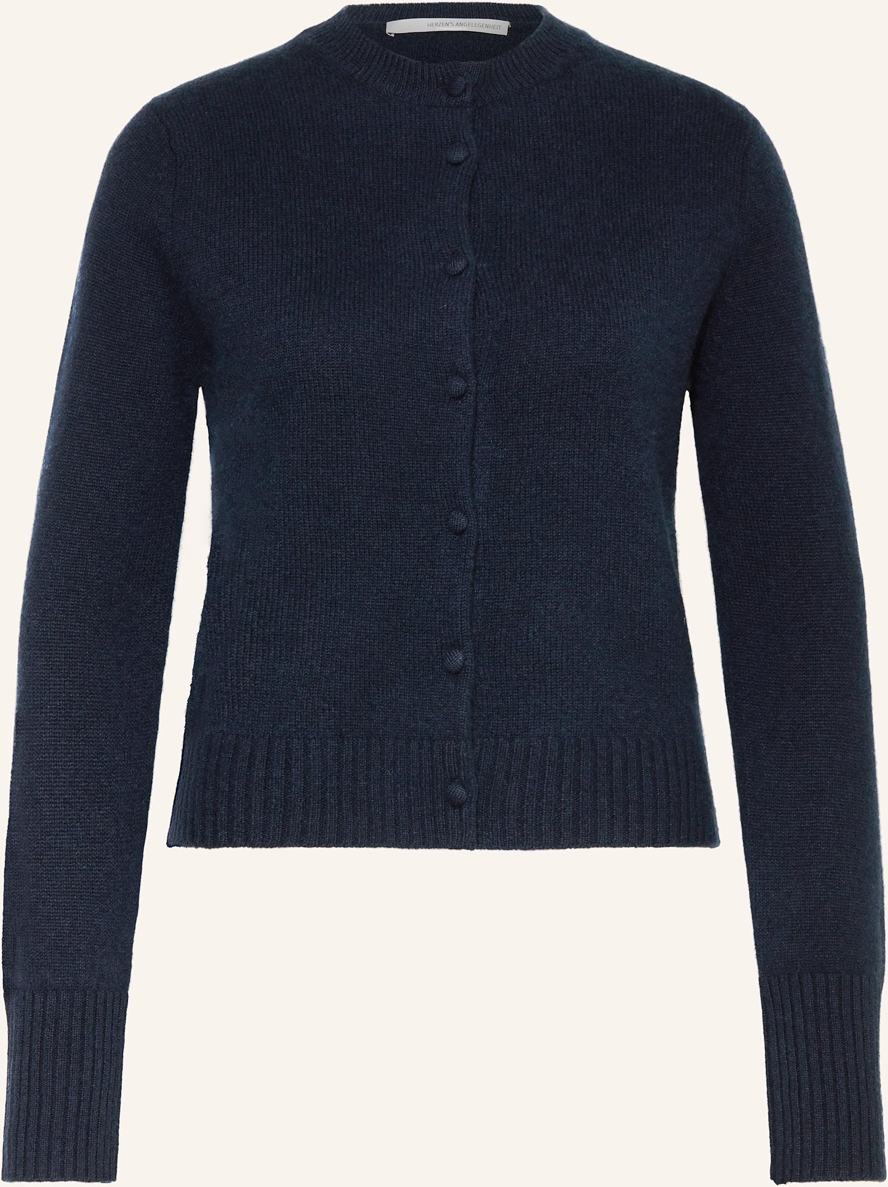 Herzen's Angelegenheit Strickjacke Aus Cashmere blau