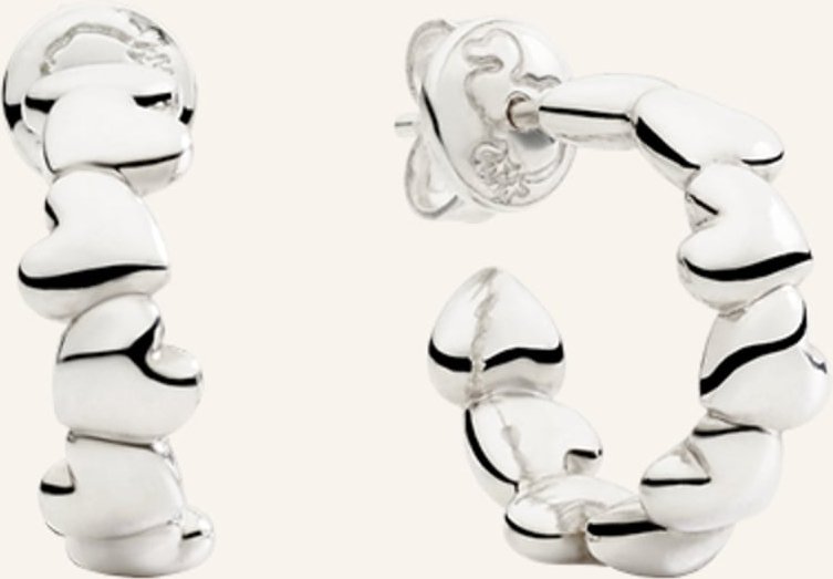 Dodo Creolen Cuore silber