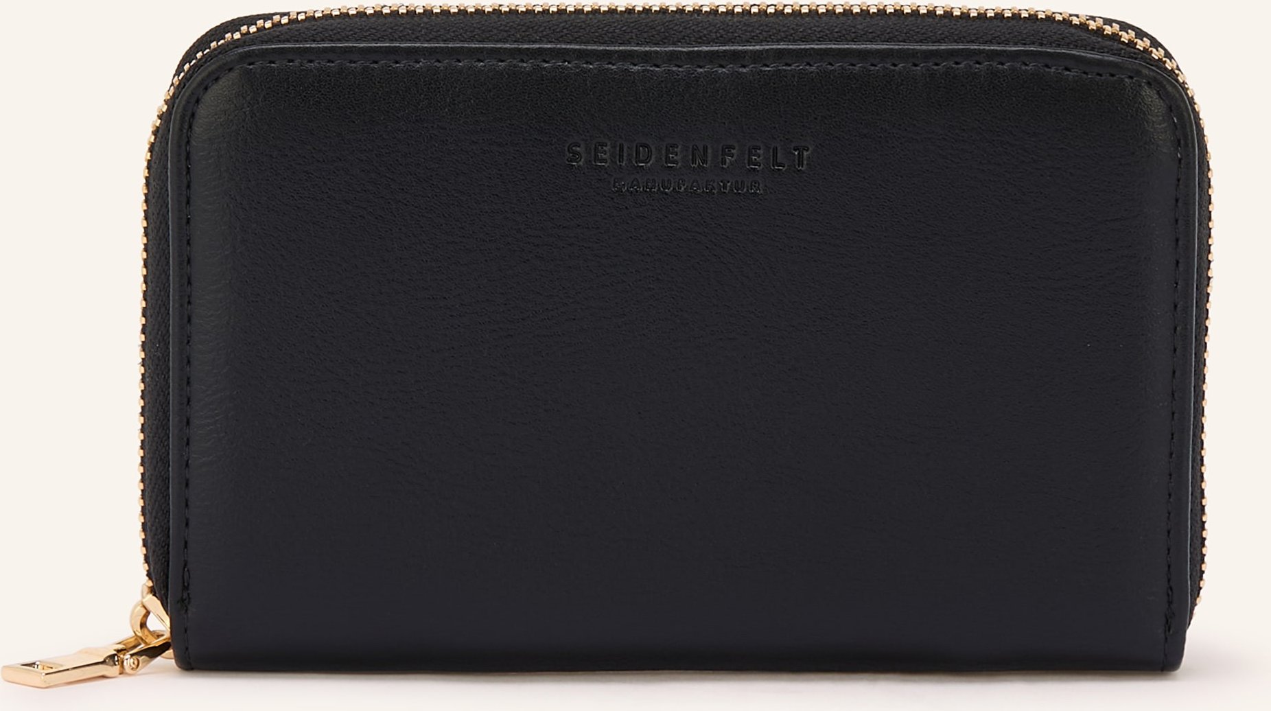 Seidenfelt Geldbörse schwarz
