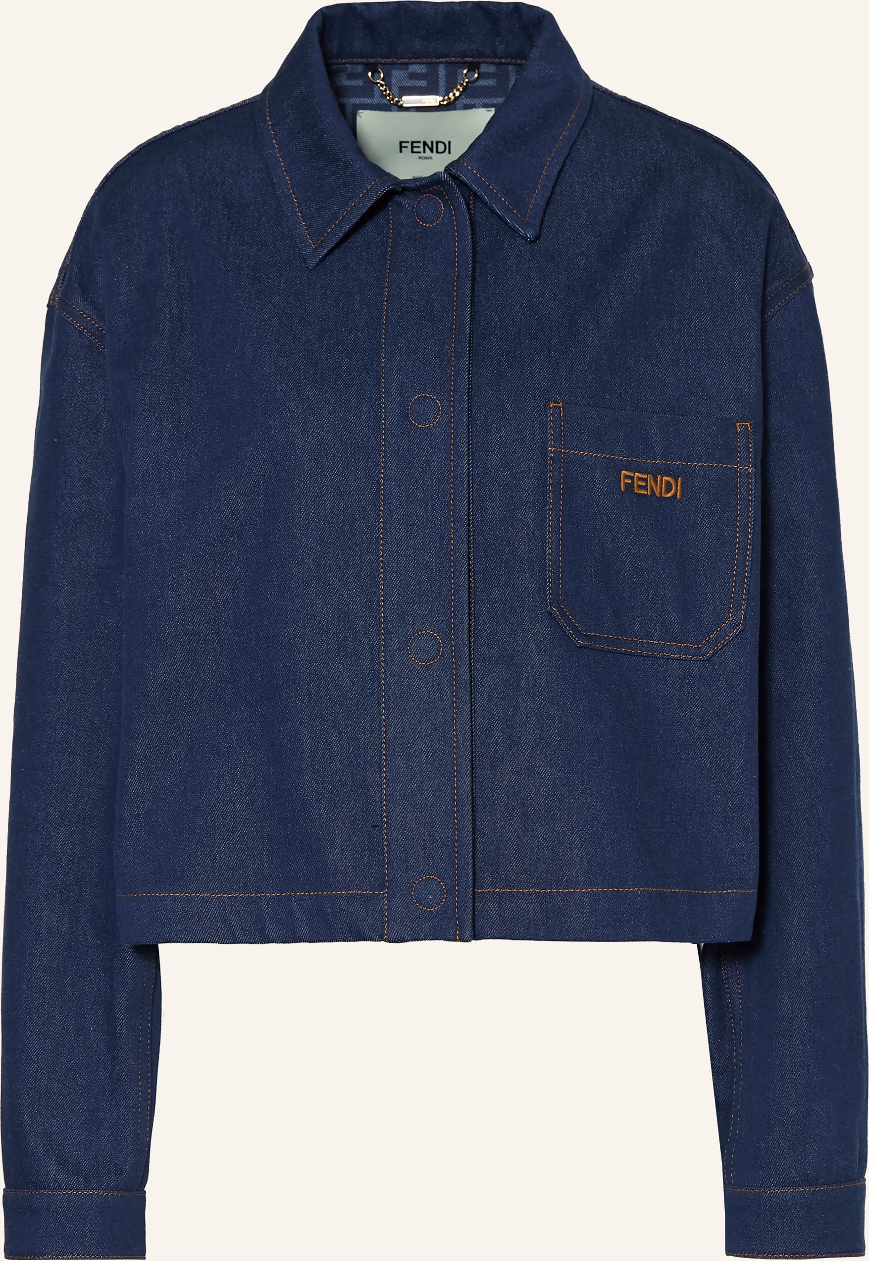 Fendi Jeansjacke blau