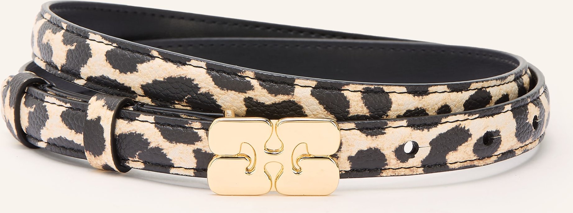 Ganni Gürtel Kat beige