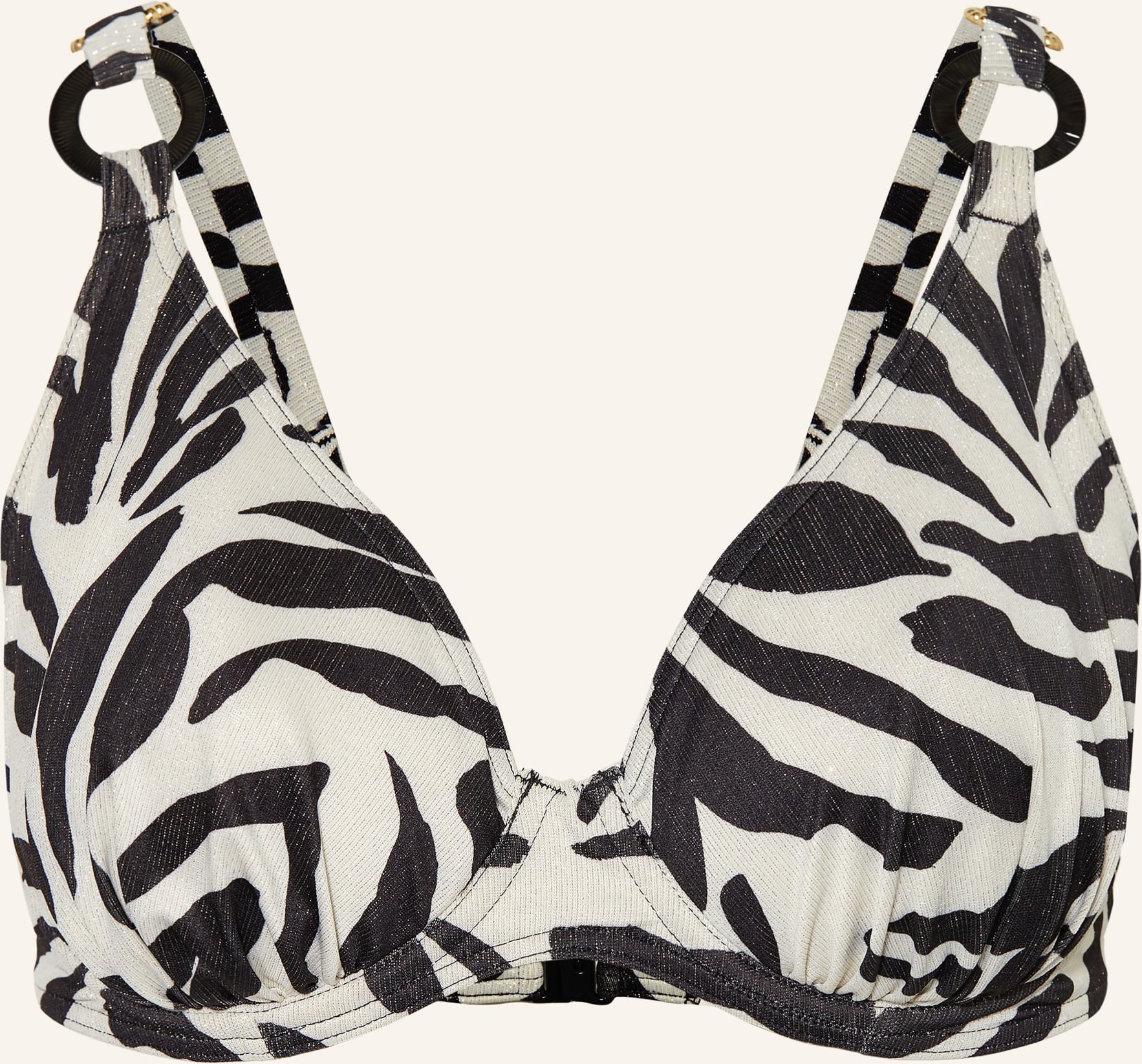 Primadonna Bügel-Bikini-Top Dalice Mit Glitzergarn schwarz