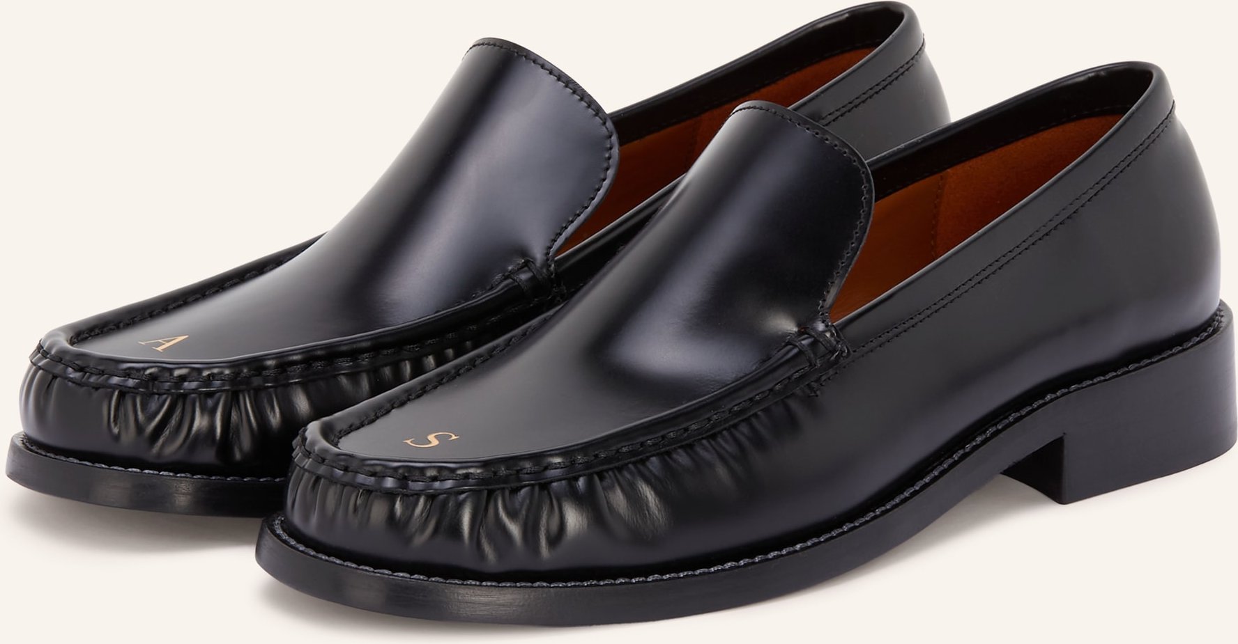 Acne Studios Slipper schwarz