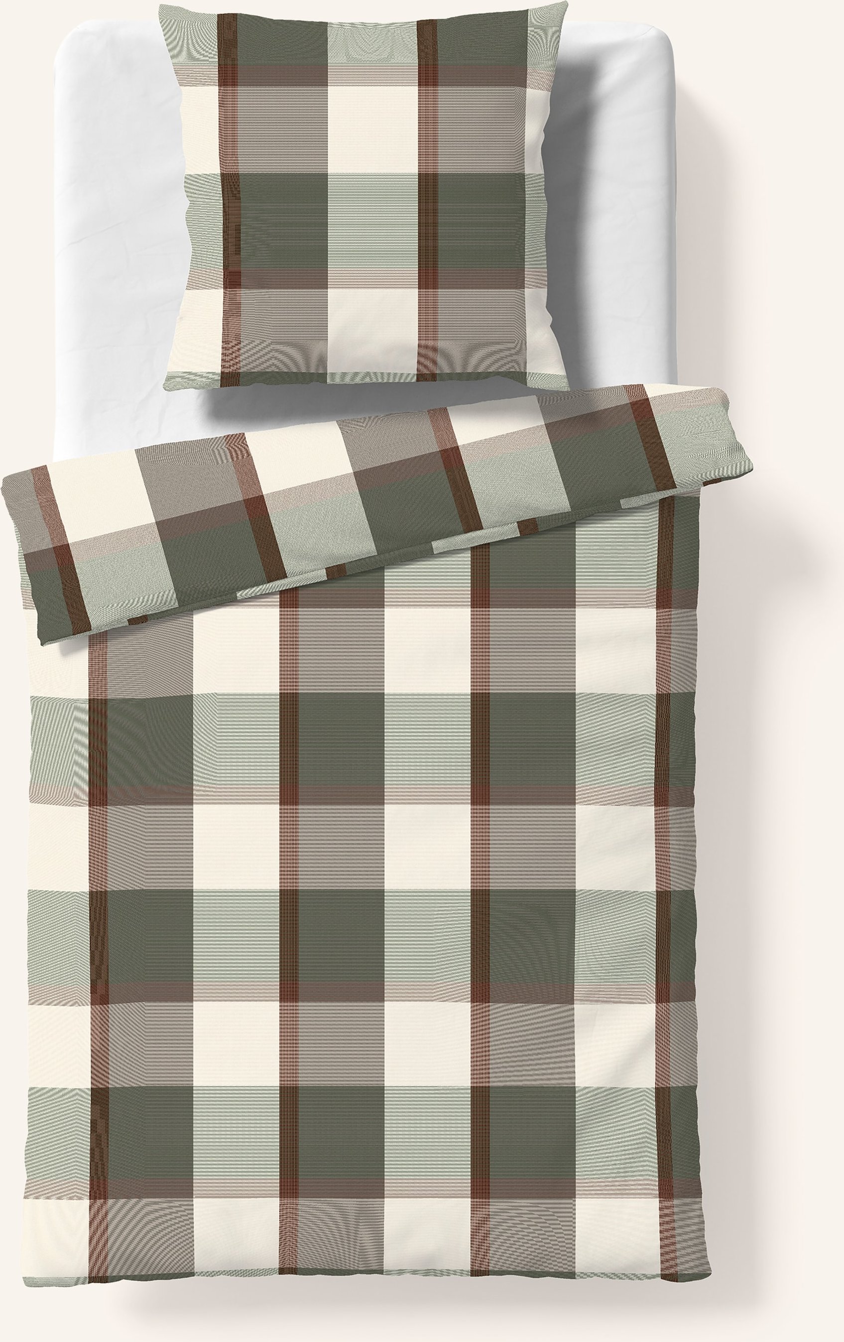 Fleuresse Bettwäsche Lech gruen