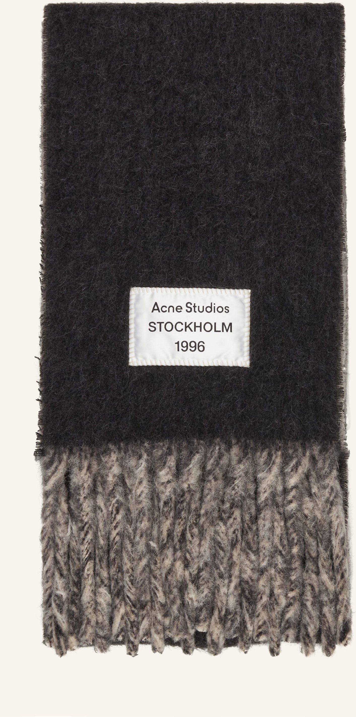 Acne Studios Schal Mit Alpaka beige